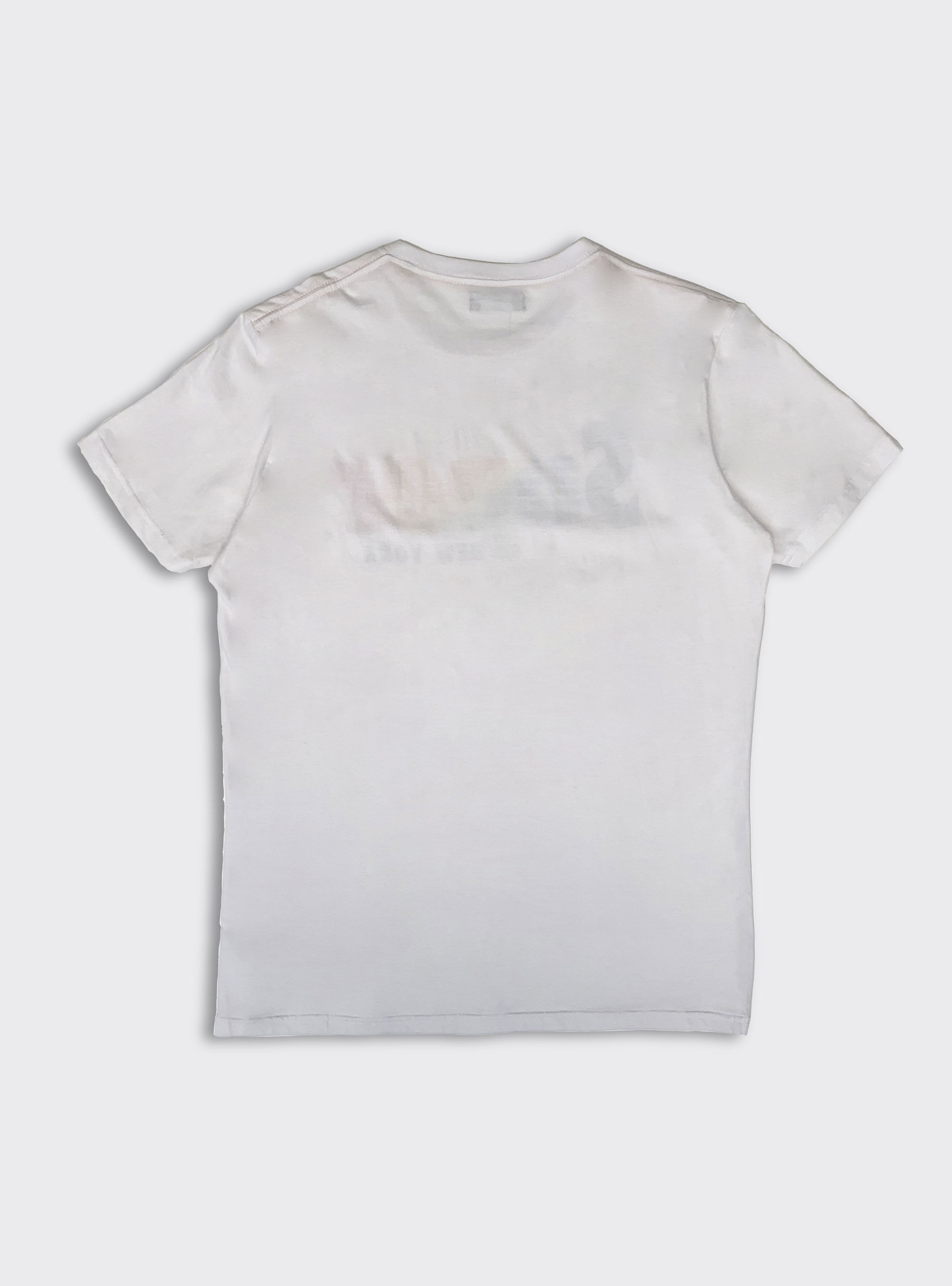 T-Shirt mit mehrfarbigem Aufdruck, C099 WHITE