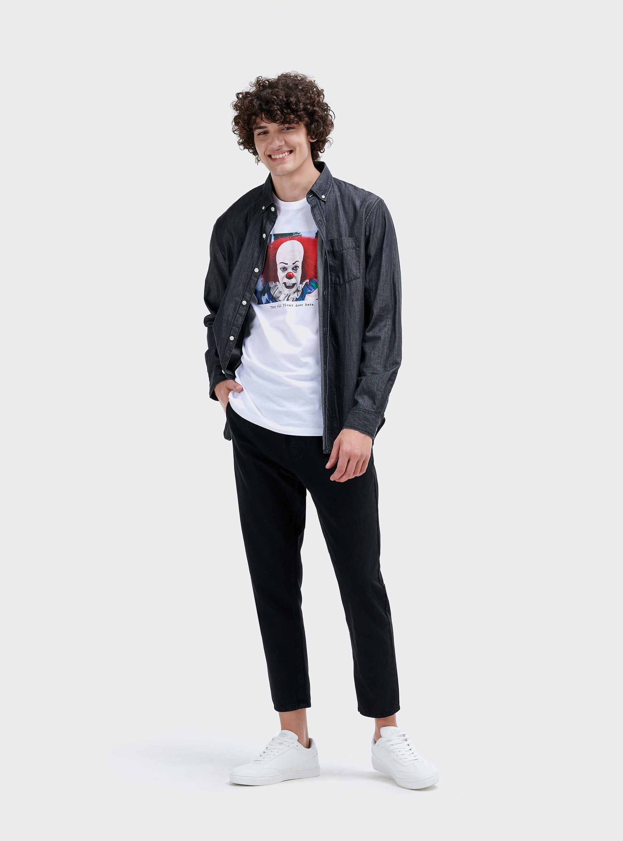 IT THE MOVIE x Alcott T-shirt, WHITE