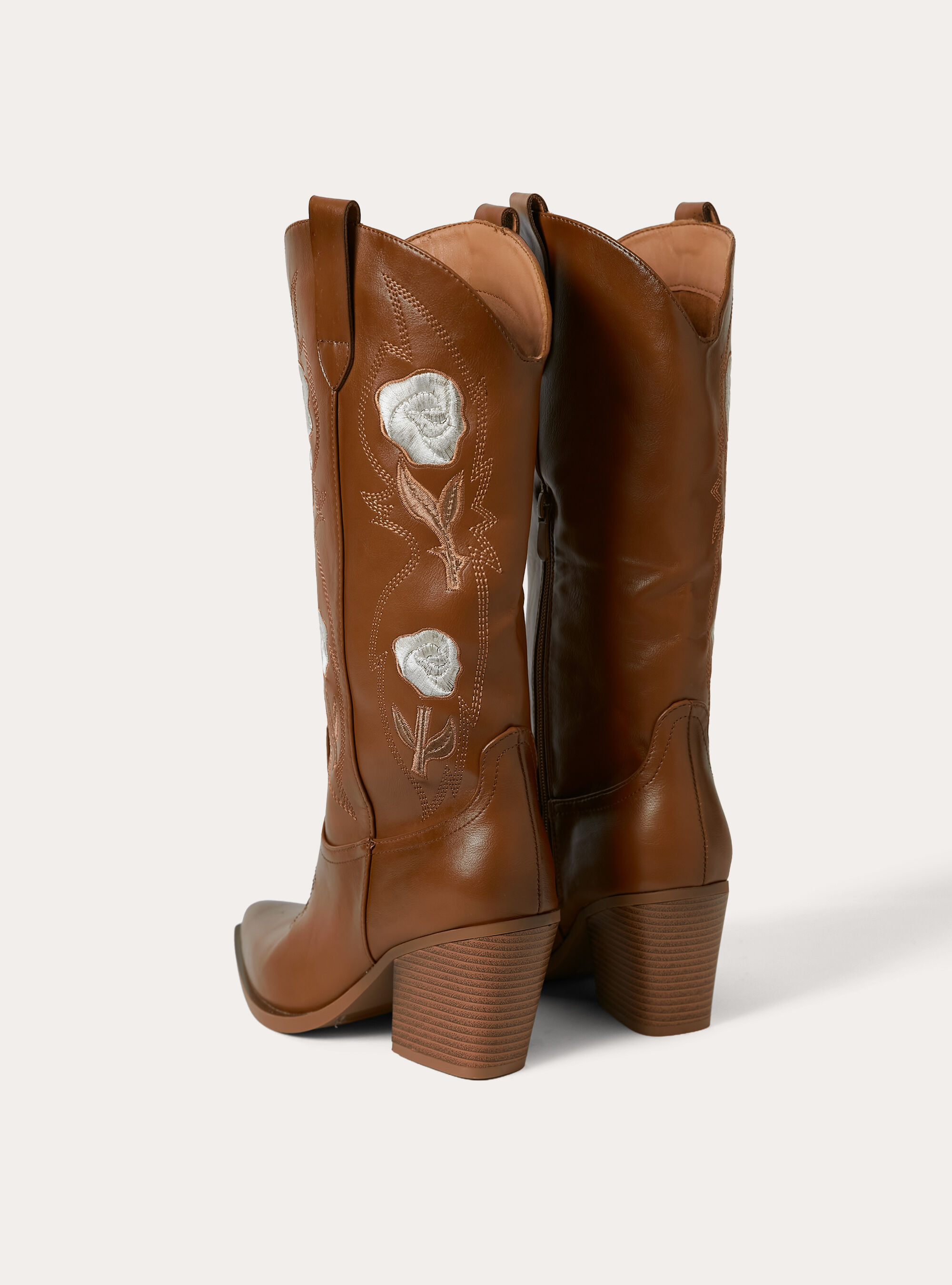 Stivali camperos con rose, TB2 TOBACCO MEDIUM