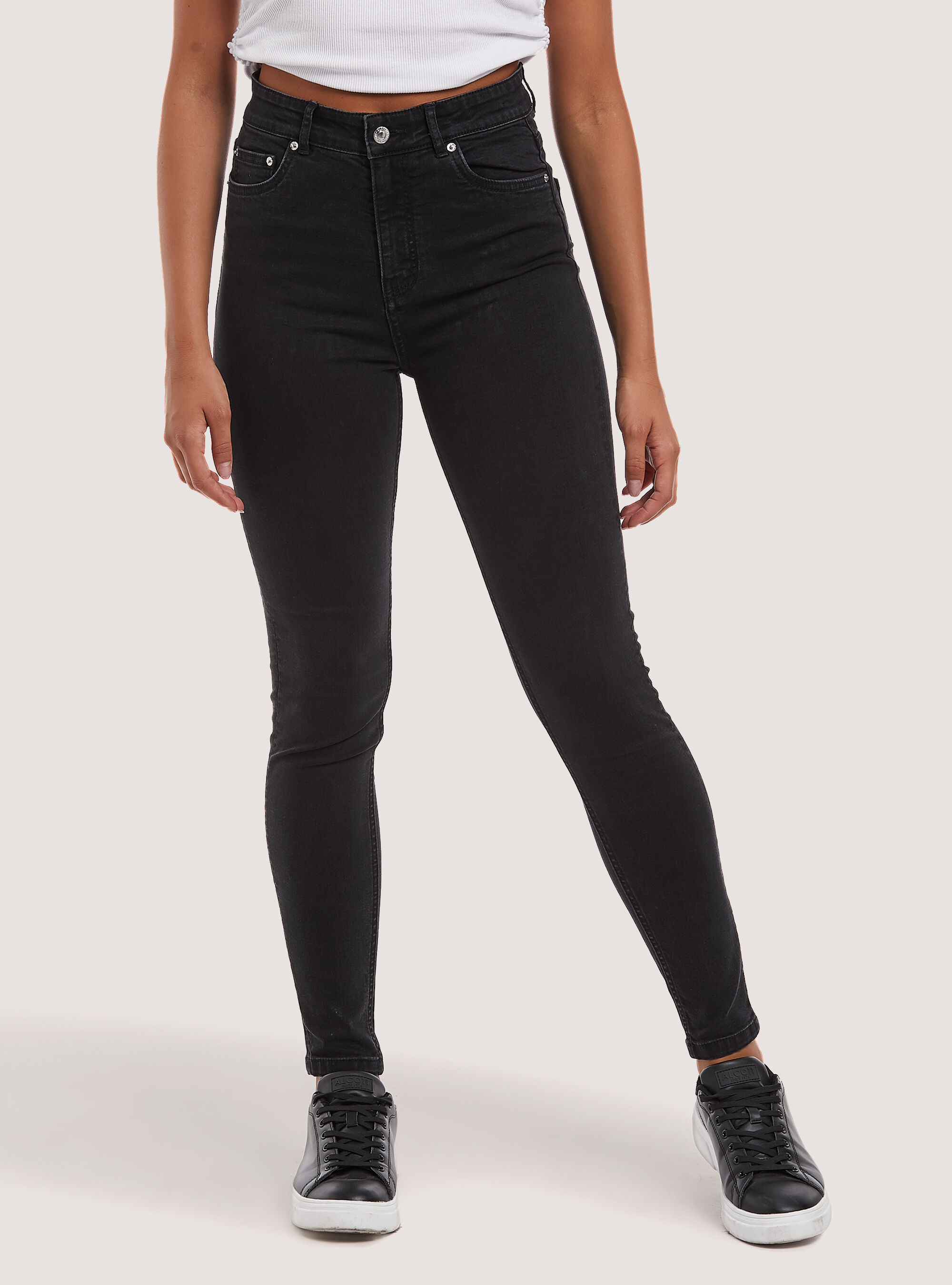 Skinny super high waist jeans