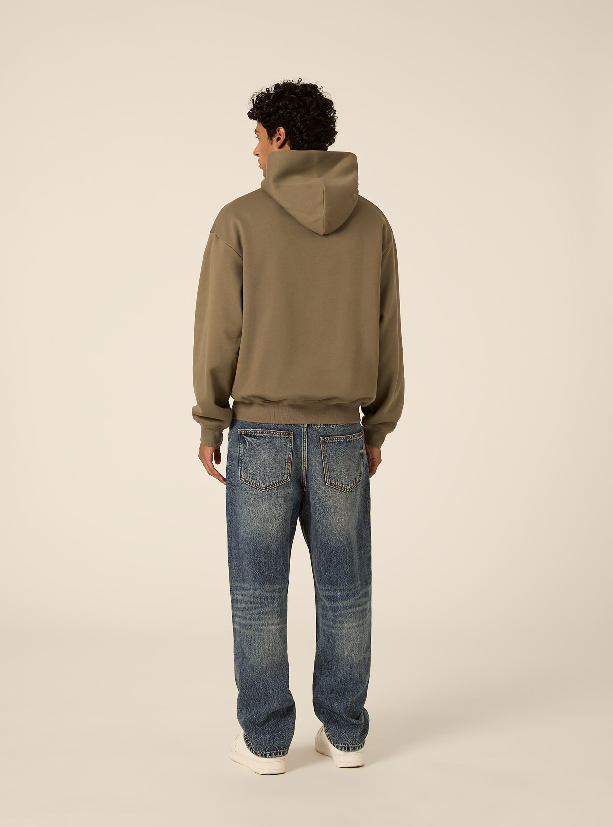 Felpa con cappuccio boxy fit, KY2 KAKY MEDIUM