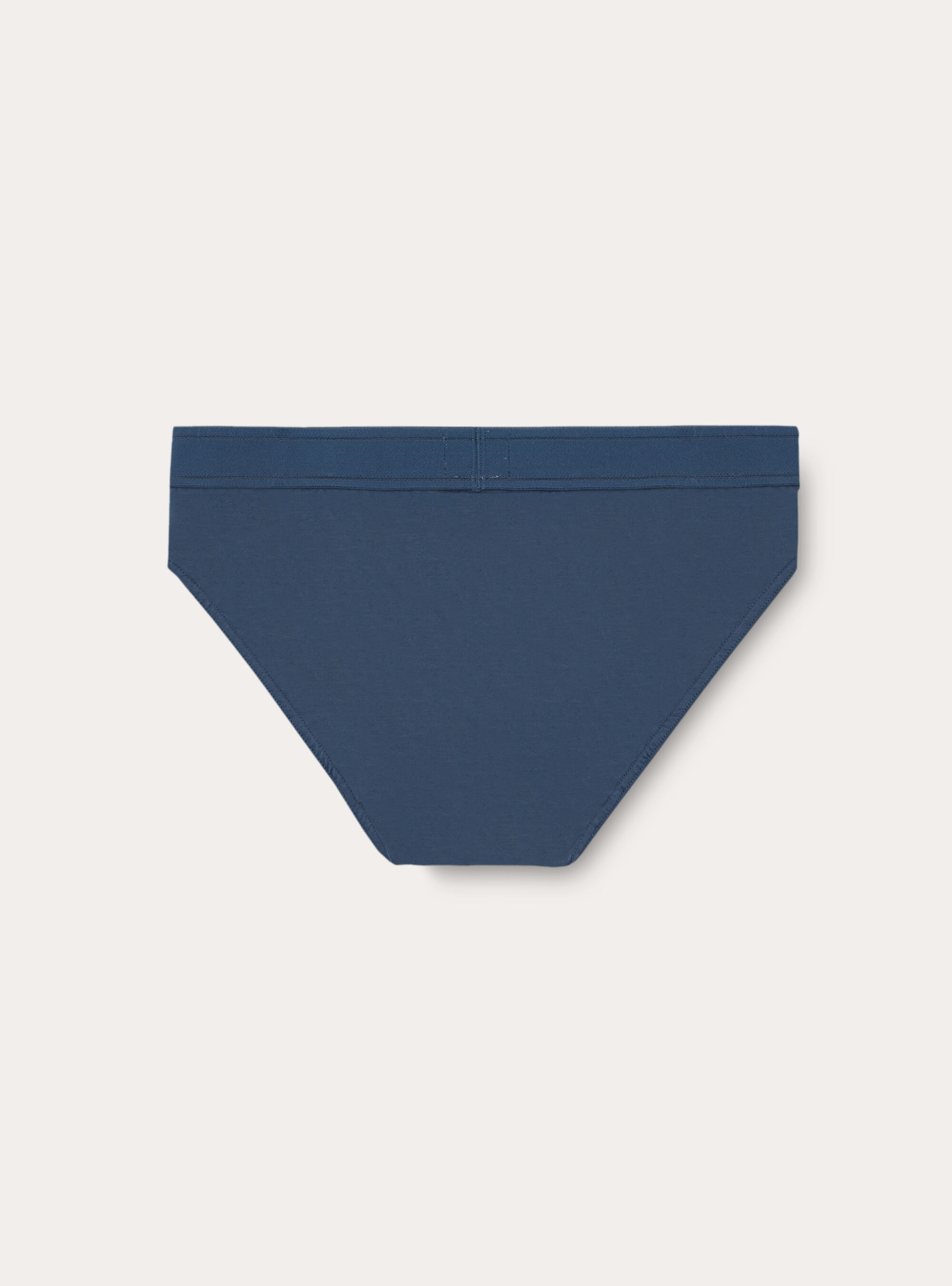 Briefs with jacquard logo elastic waistband