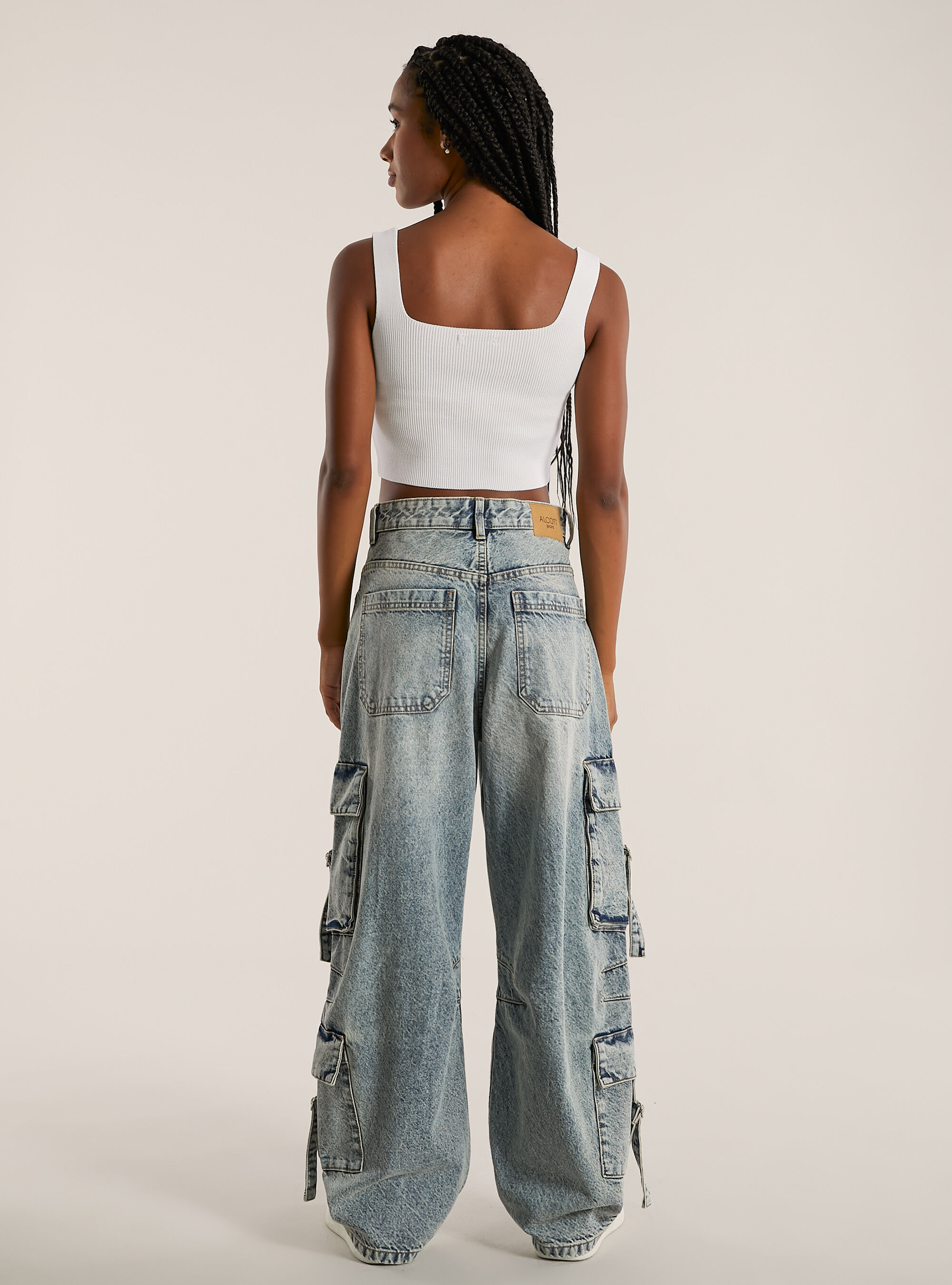 Canotta in maglia, WH1 OFF WHITE