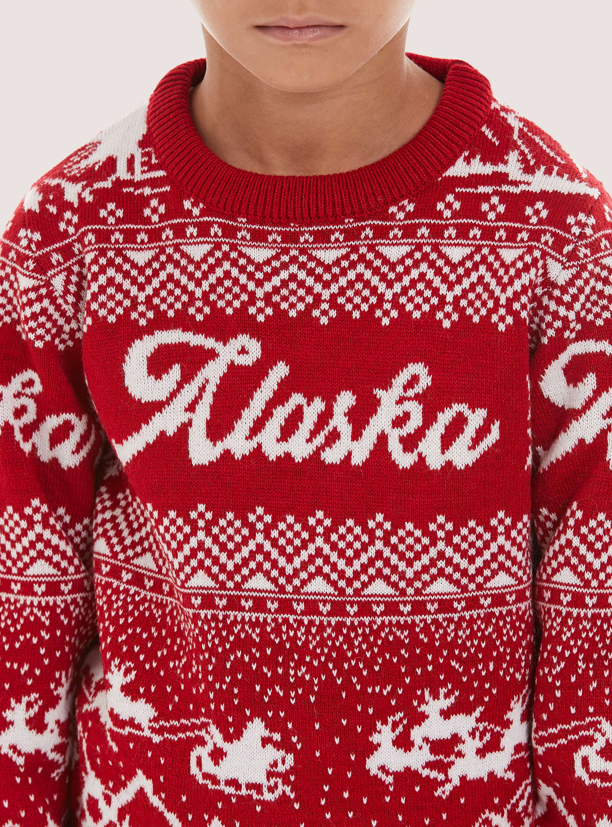 Mini Me Collection Pullover, RED