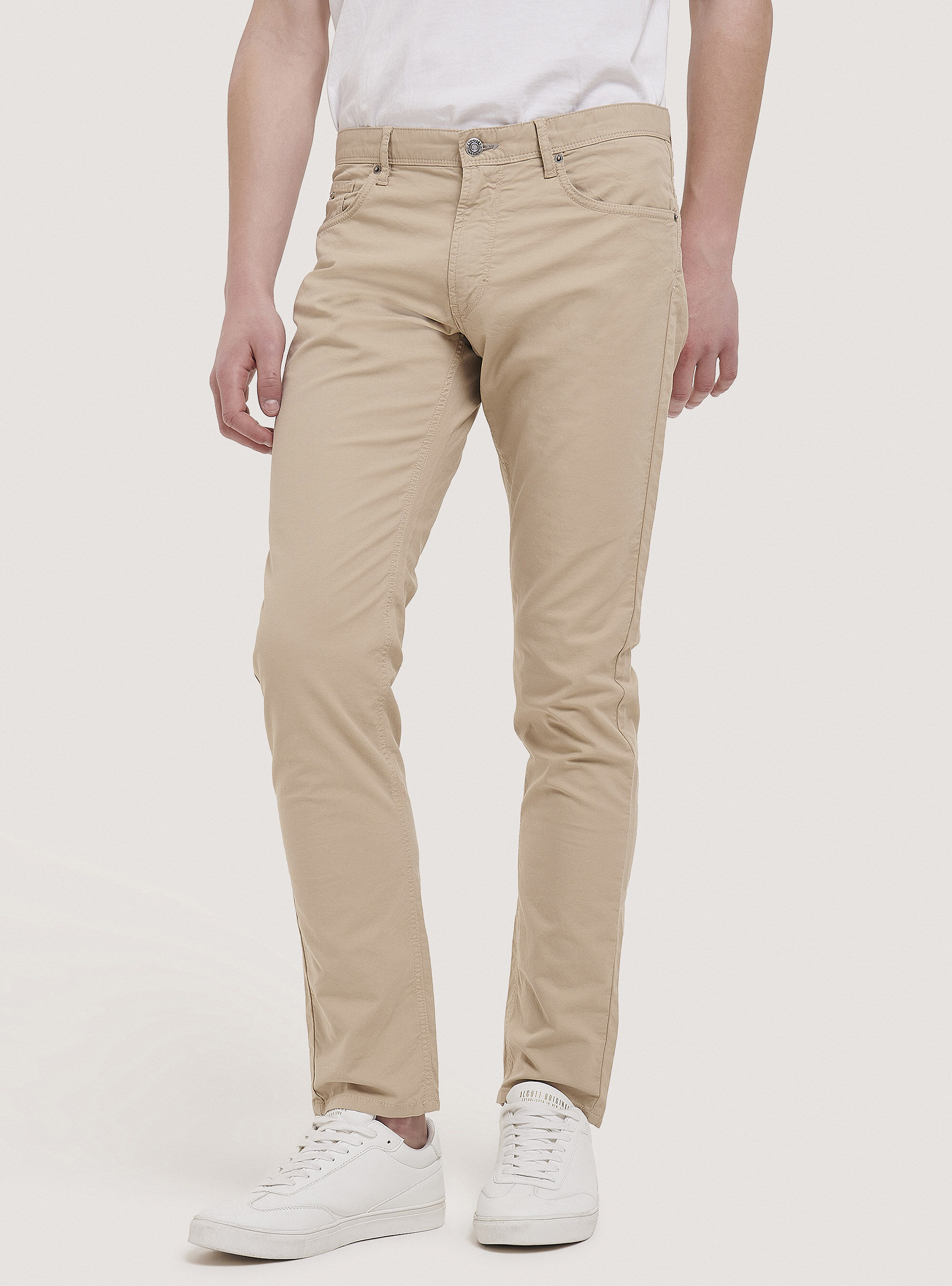 Pantalone in misto cotone slim fit | Alcott | Pantaloni Uomo