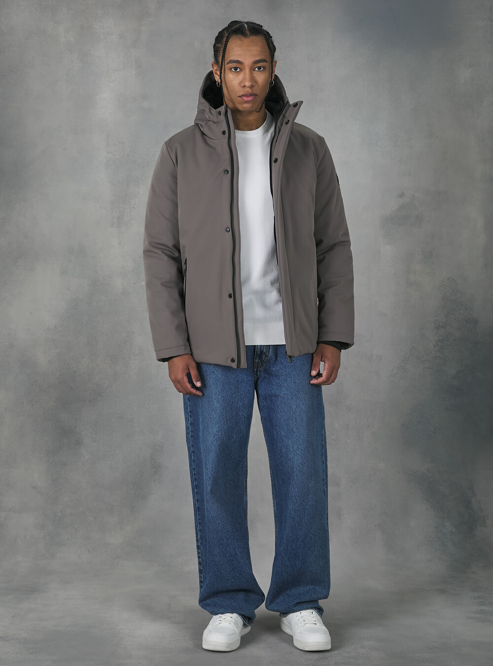 Inspect Padding Jacket Technical fabric jacket with recycled padding