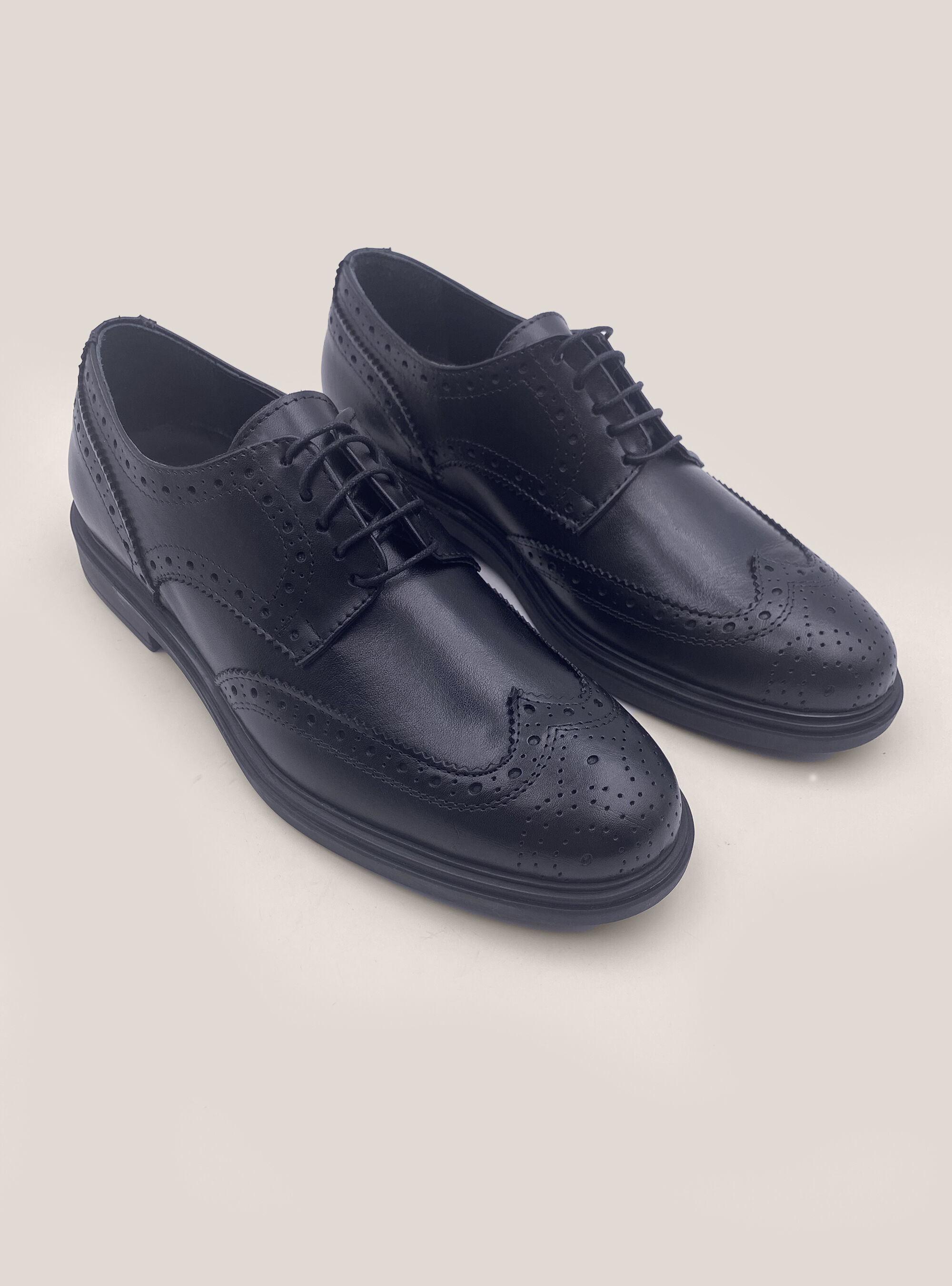 Scarpa derby in vera pelle