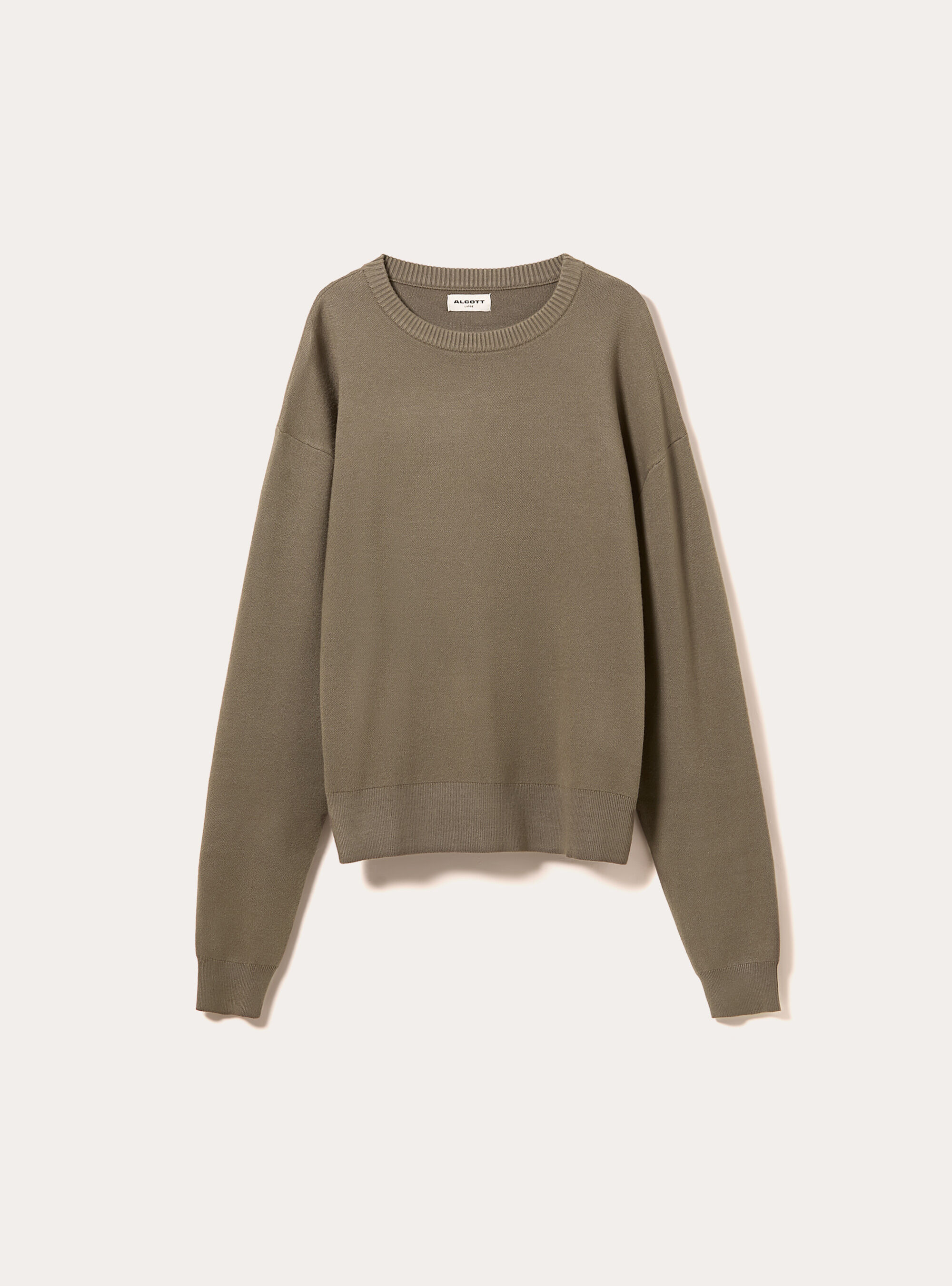 Soft boxy fit pullover, KY2 KAKY MEDIUM