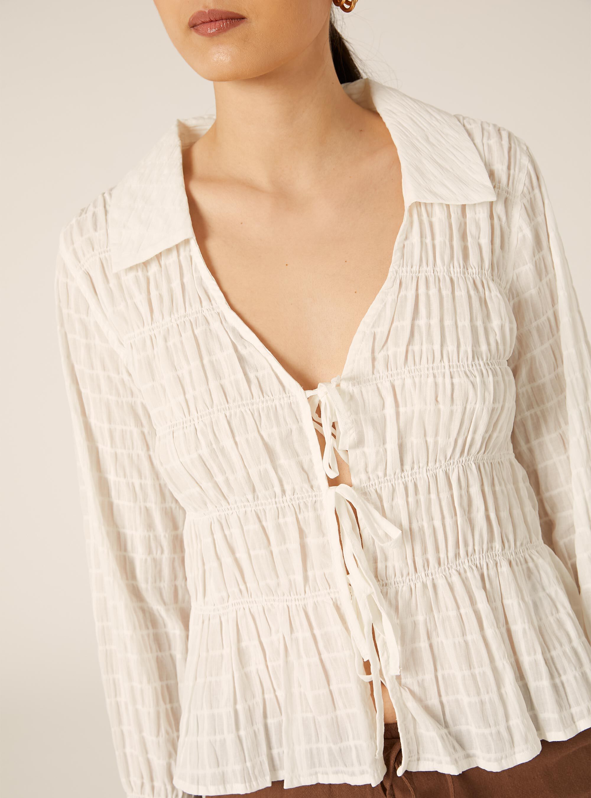 Boho Chic Shirt, WH1 OFF WHITE