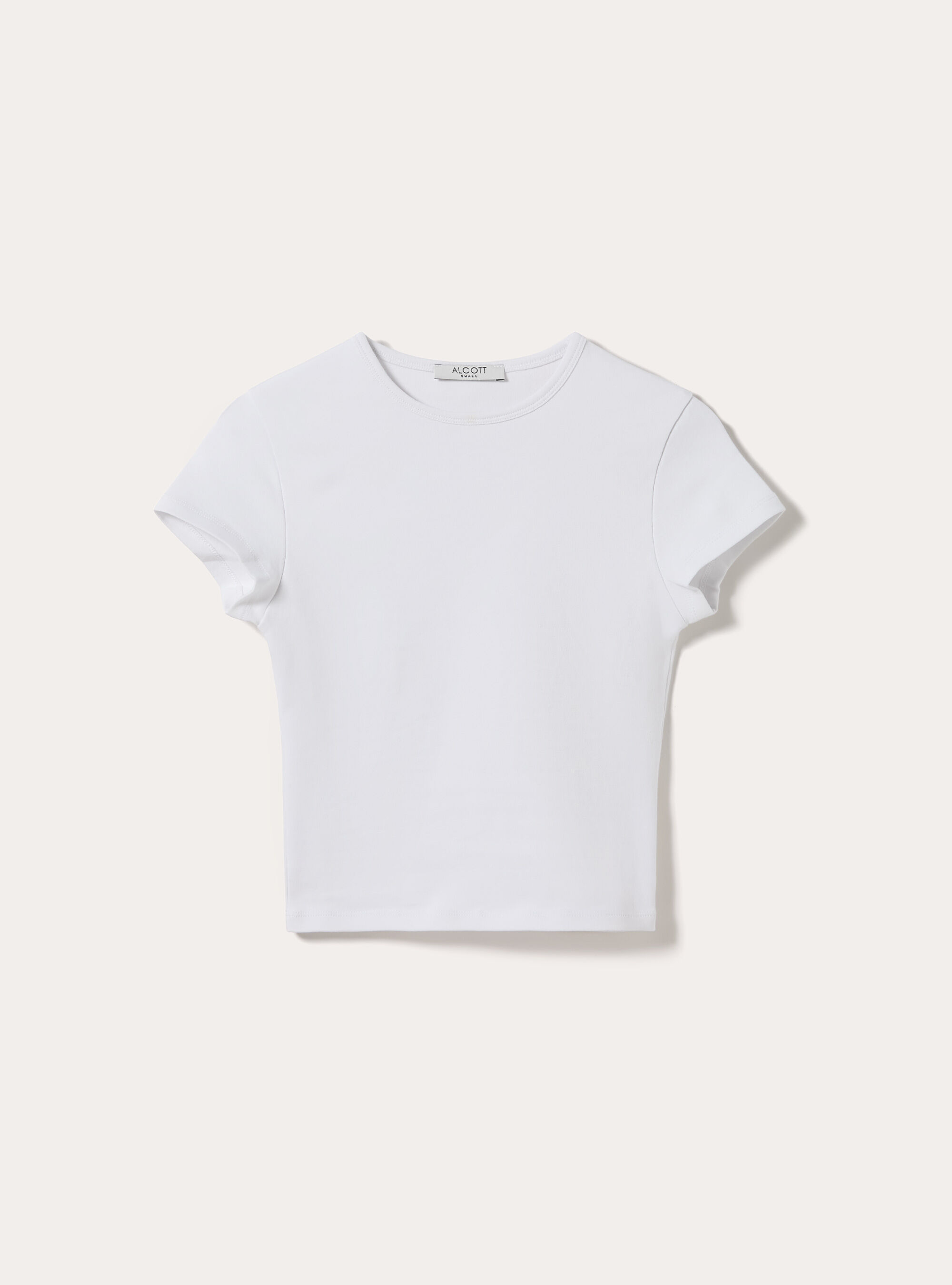 Maglietta in cotone slim fit, WH3 WHITE