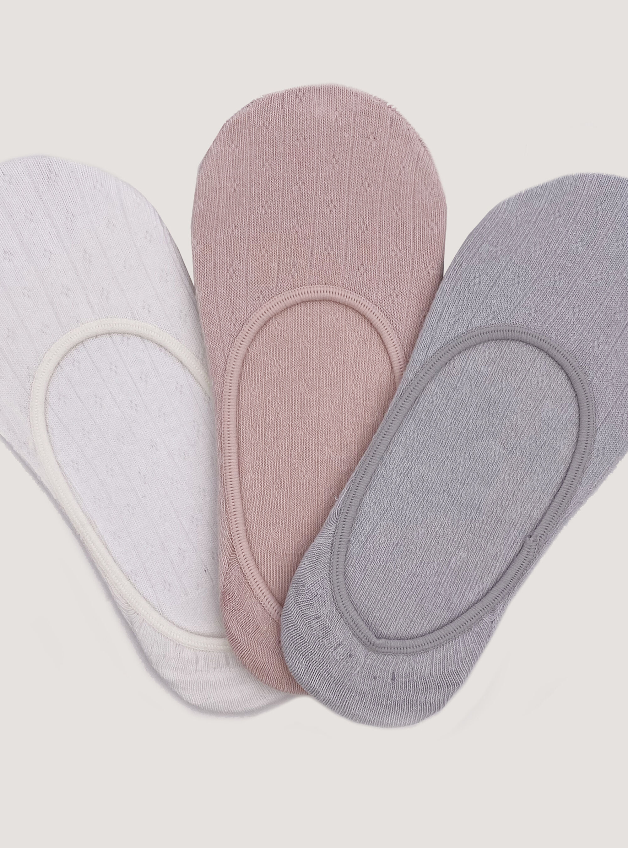 Juego de 3 pares de calcetines fantasma, FLOWERS