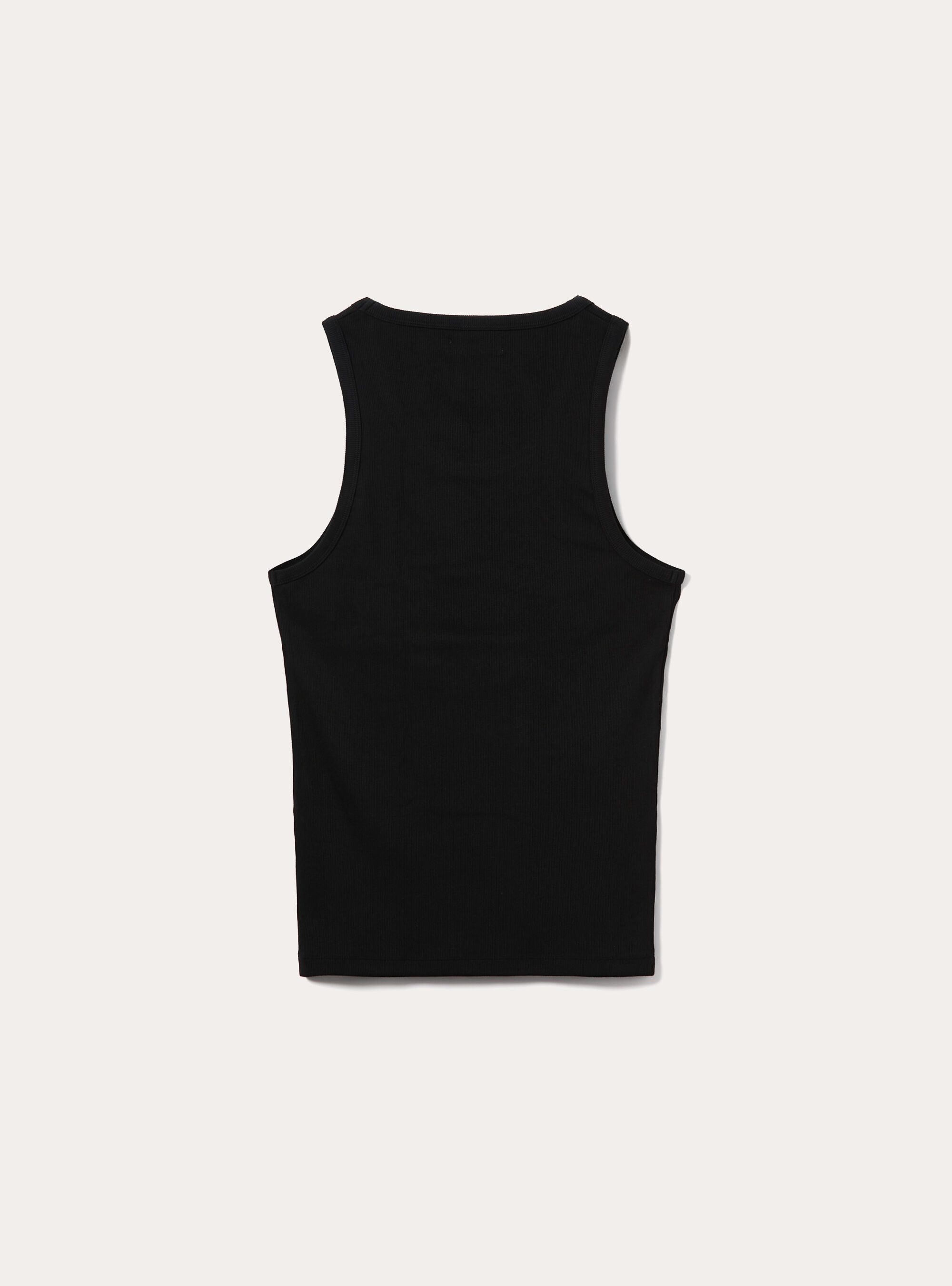 Conjunto de dos camisetas de tirantes de algod&oacute;n el&aacute;stico, BK1 BLACK