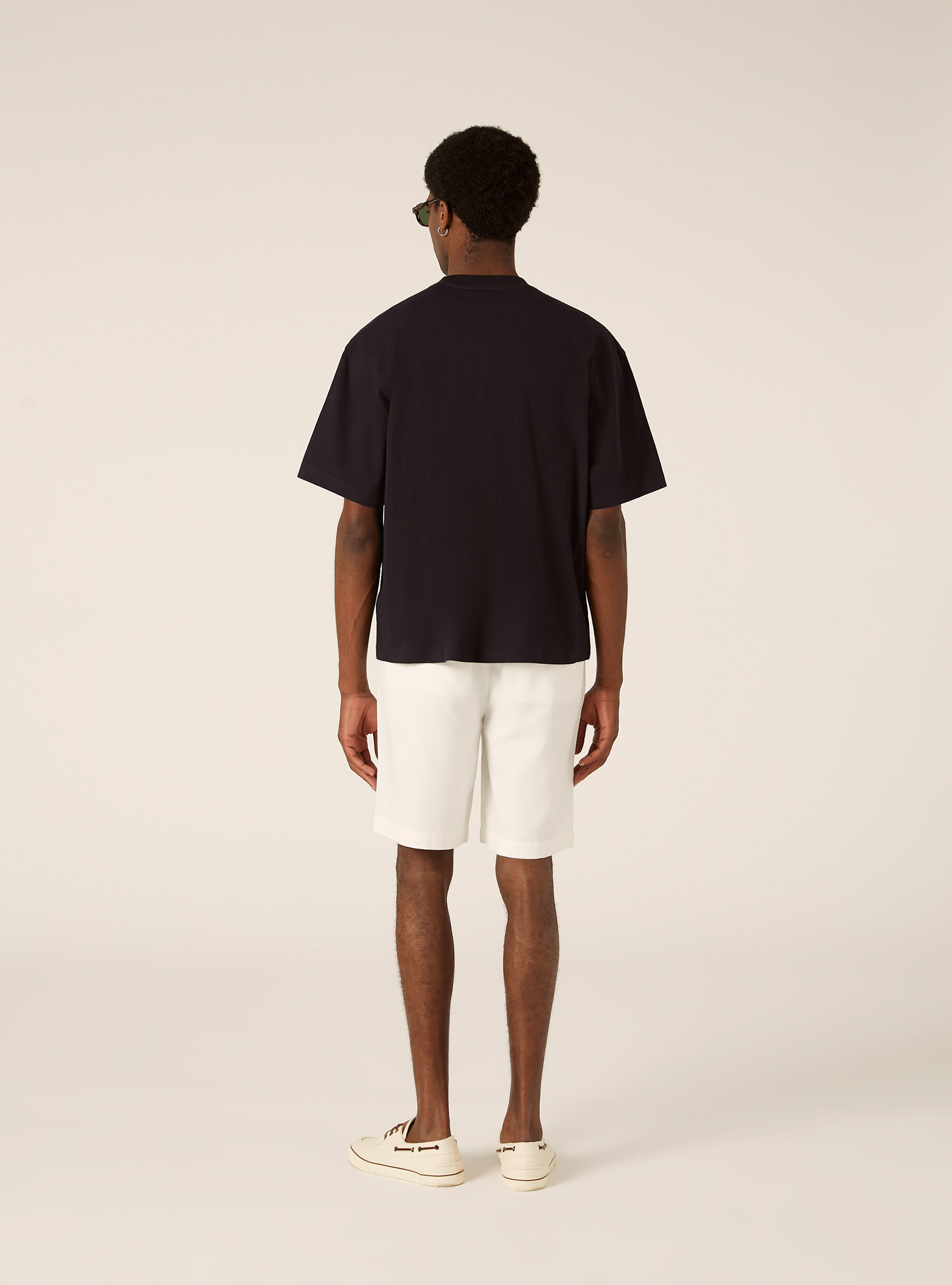 T-shirt boxy capri amore mio, NA1 NAVY DARK