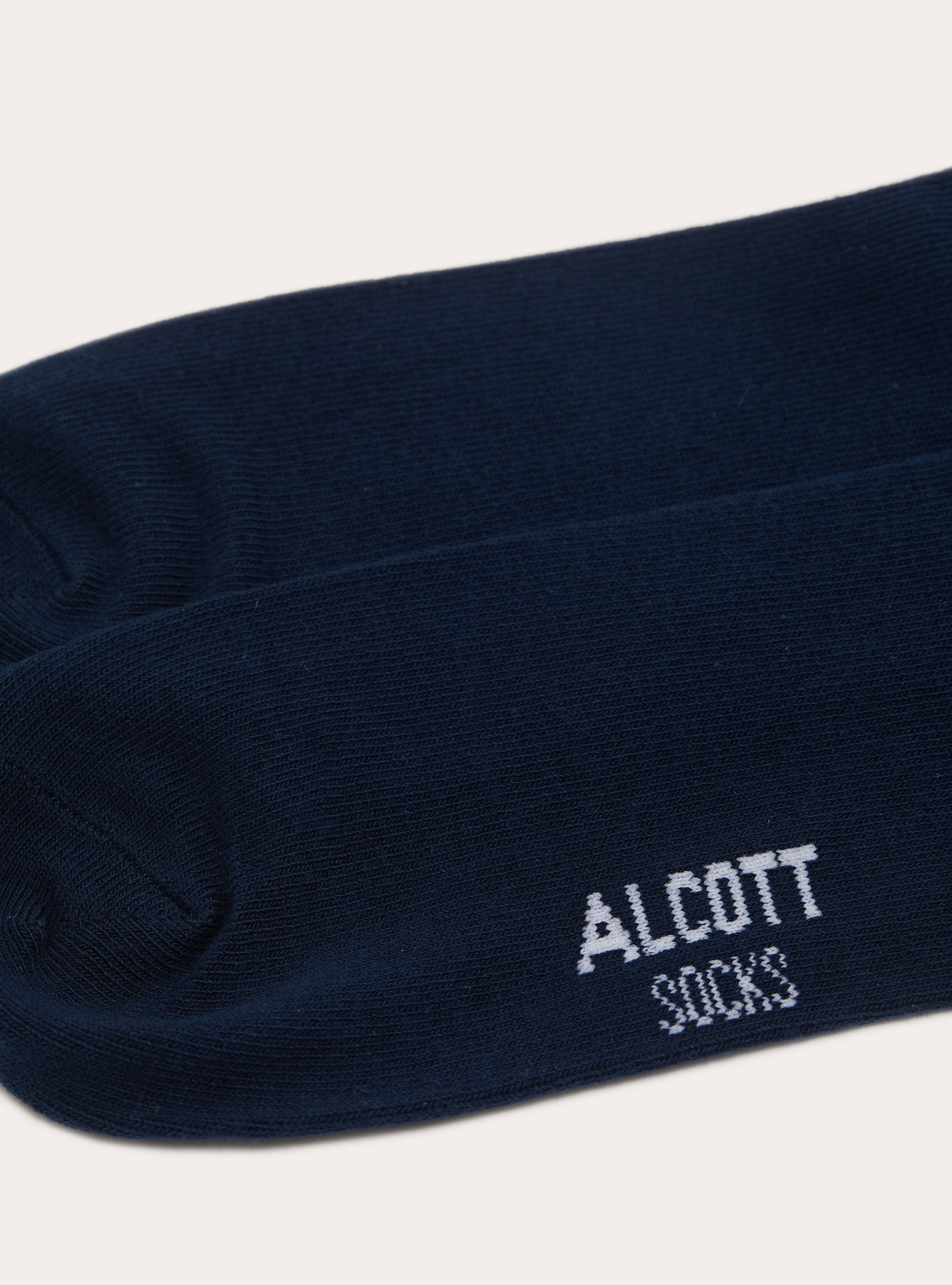 Set of 4 pairs of plain basic socks, NA1 NAVY DARK