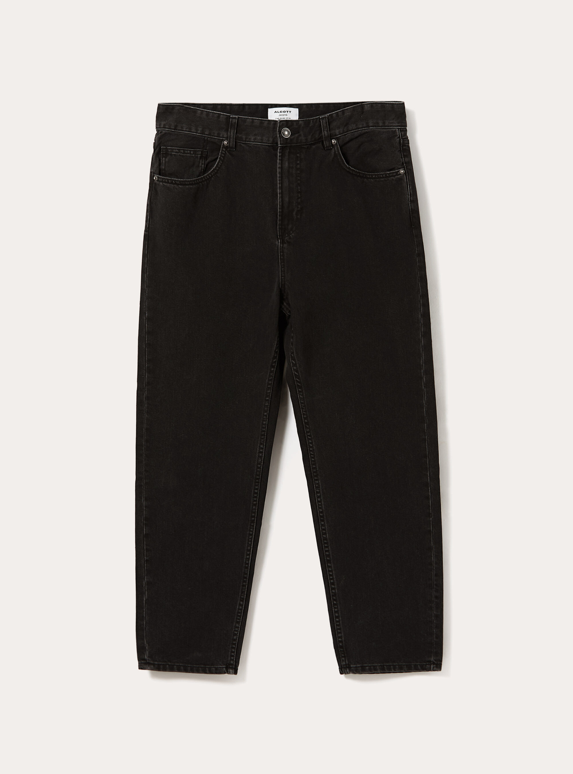 Locker sitzende Jeans, D000 BLACK