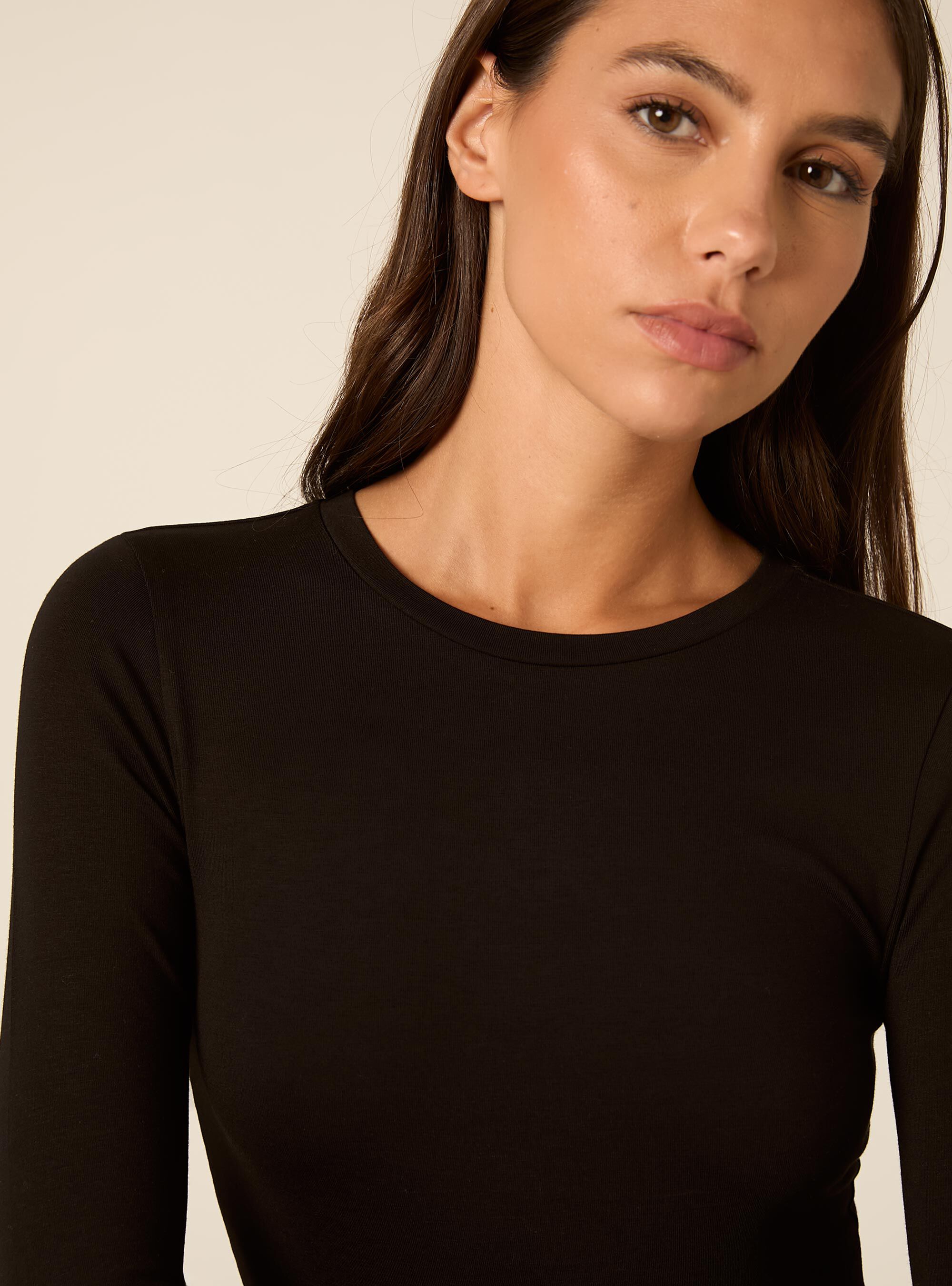 Body basic tinta unita, BK1 BLACK