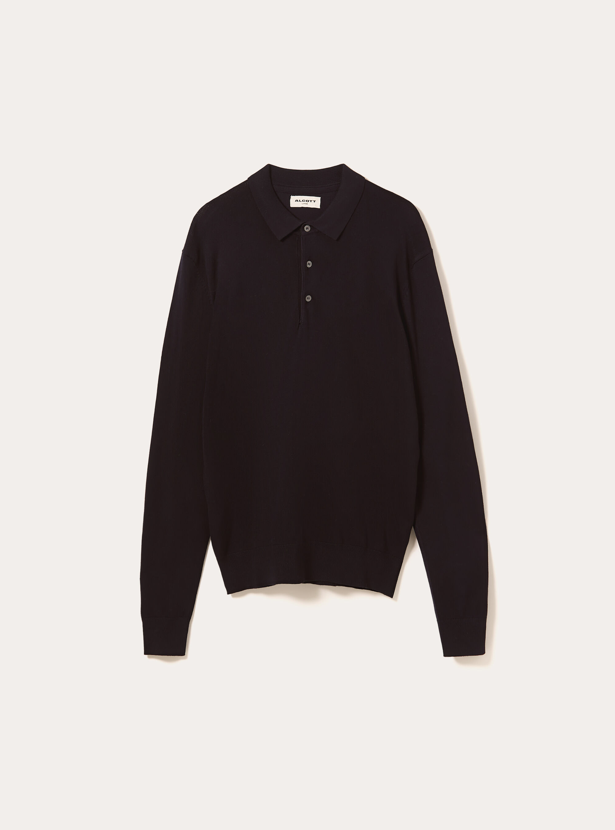 Polo in maglia a maniche lunghe, NA1 NAVY DARK