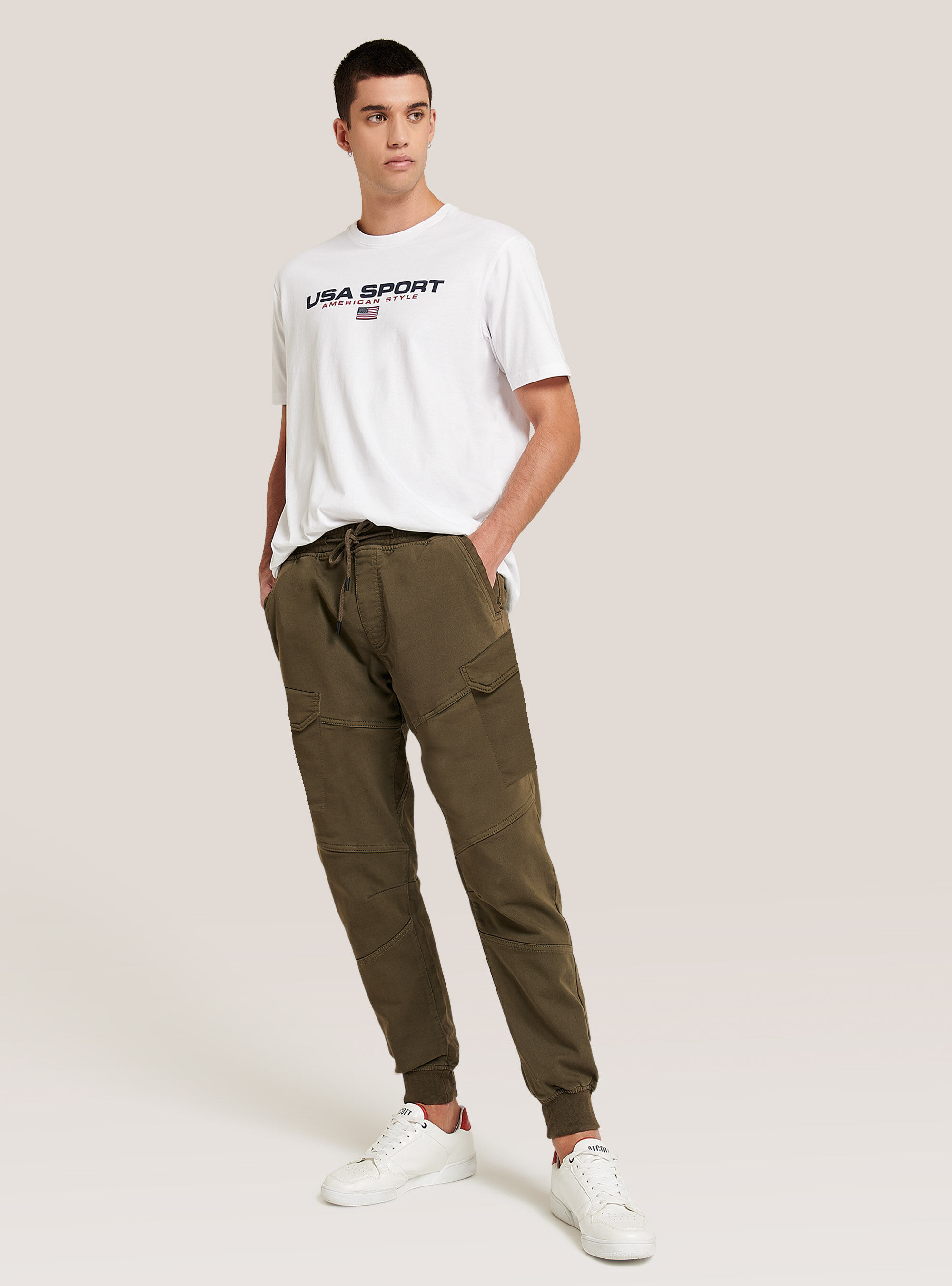 Jogger con coulisse al fondo e tasconi | Alcott | catalog-alcott-storefront  Uomo