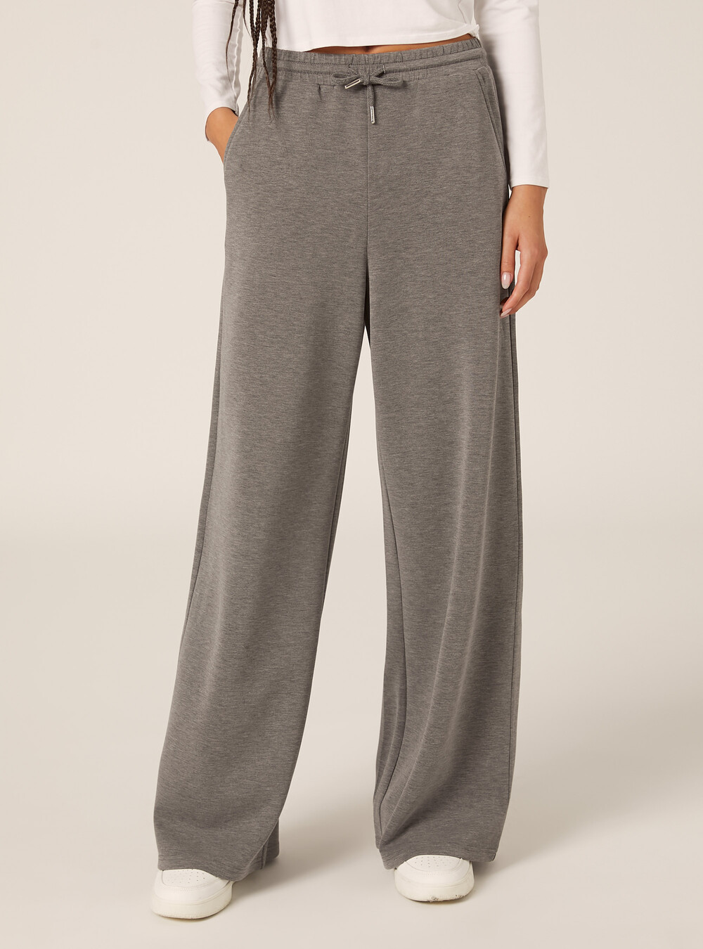 Wide Leg Joggers Womens Joggers With Drawstring Tailored Wide Leg