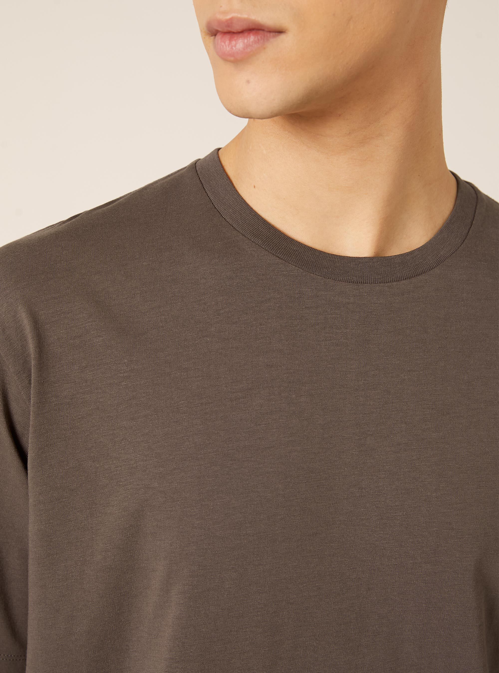 Maglietta girocollo basica, GY1 GREY DARK