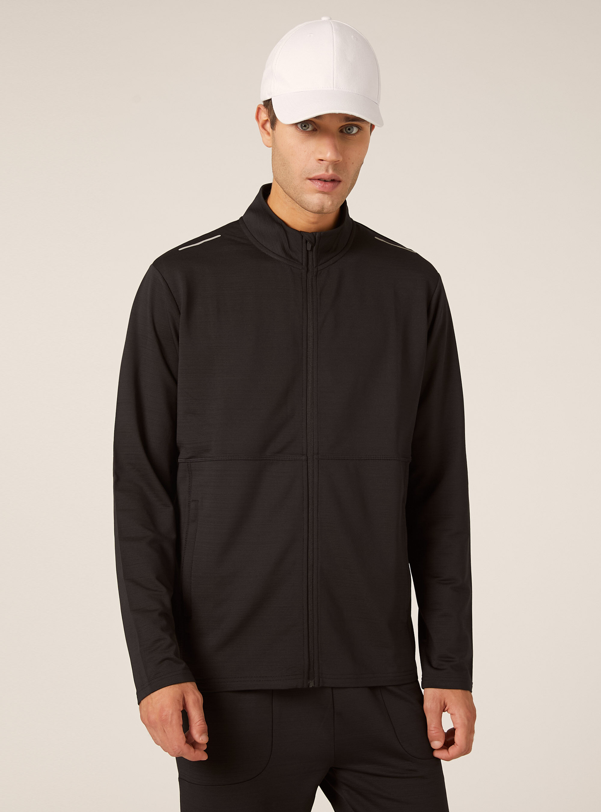 Athletic capsule zip-up sweatshirt
