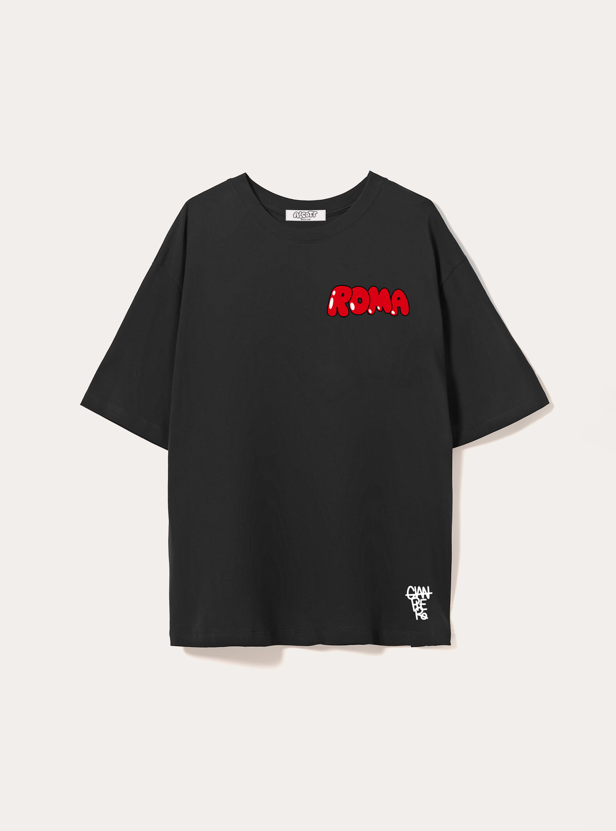 Gianpiero D'Alessandro x Alcott T-shirt, BK1 BLACK