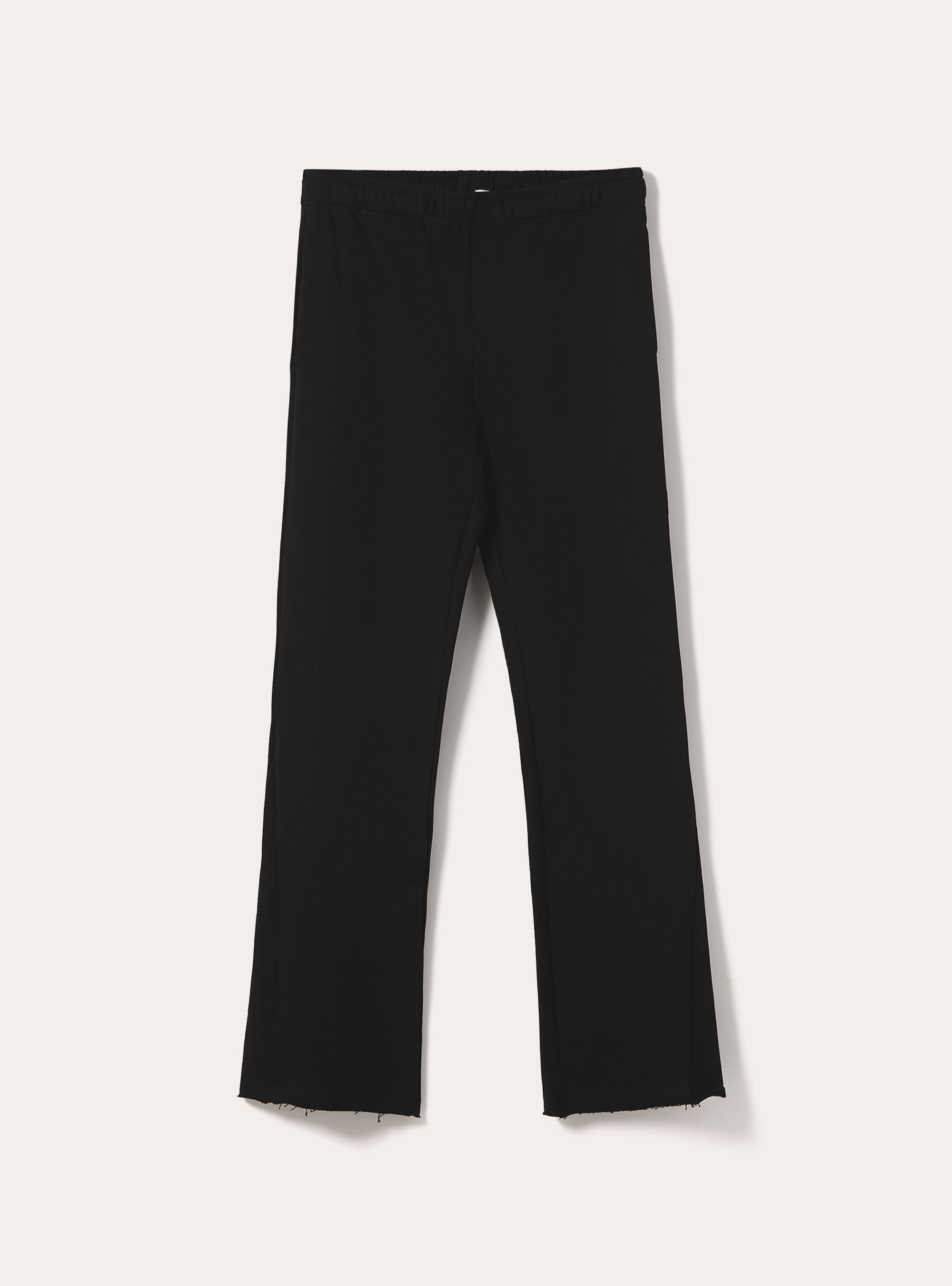Pantalone in felpa flare fit, BK1 BLACK