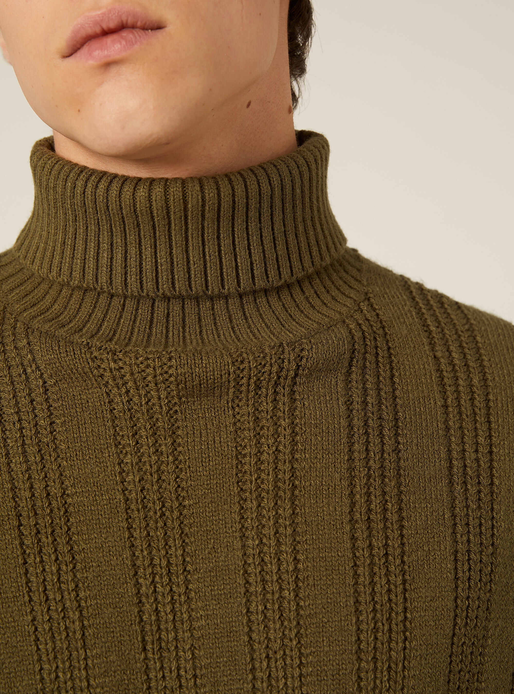 Maglione collo alto, KY1 KAKY DARK