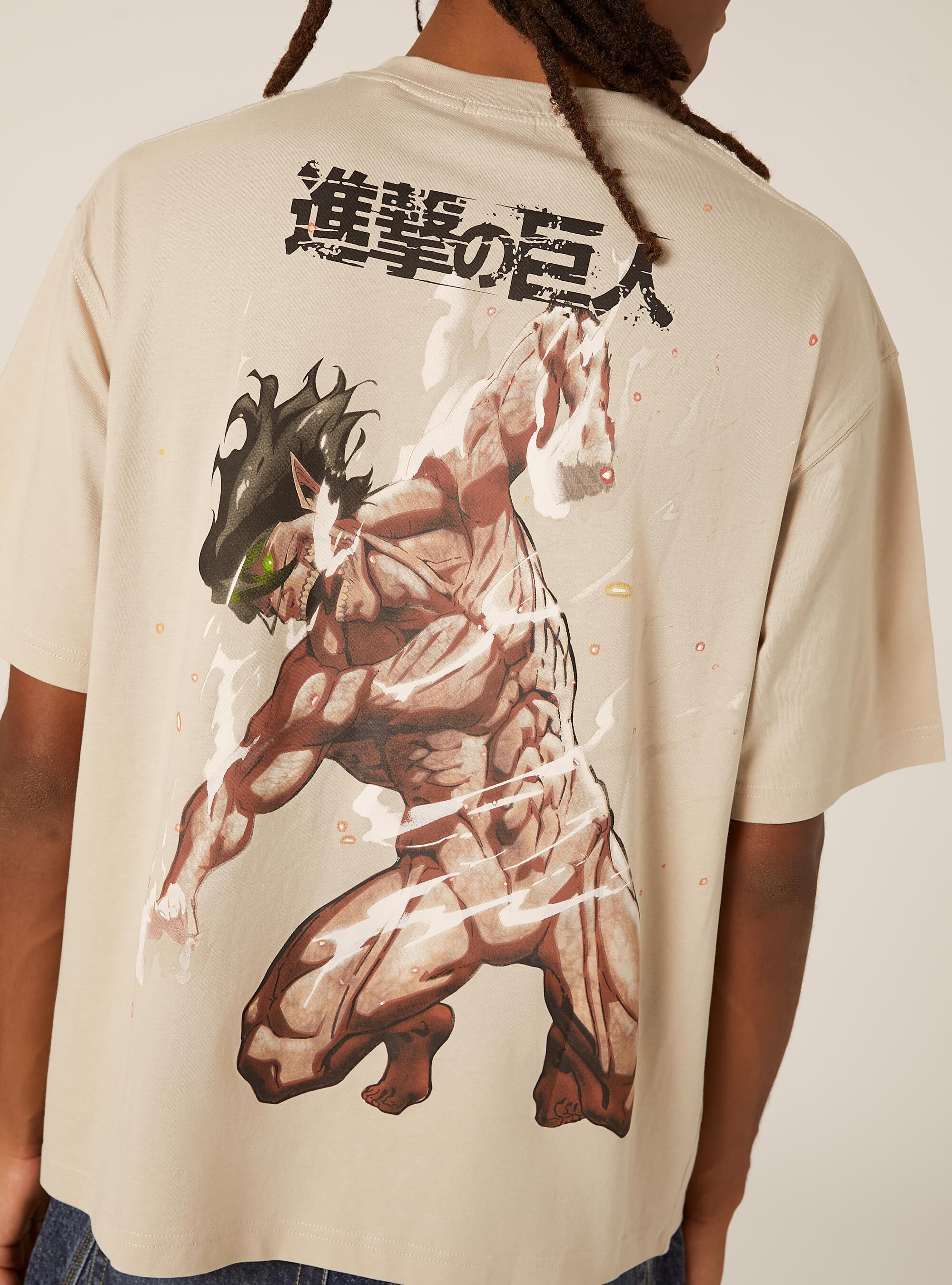 T-shirt attack on titan boxy fit