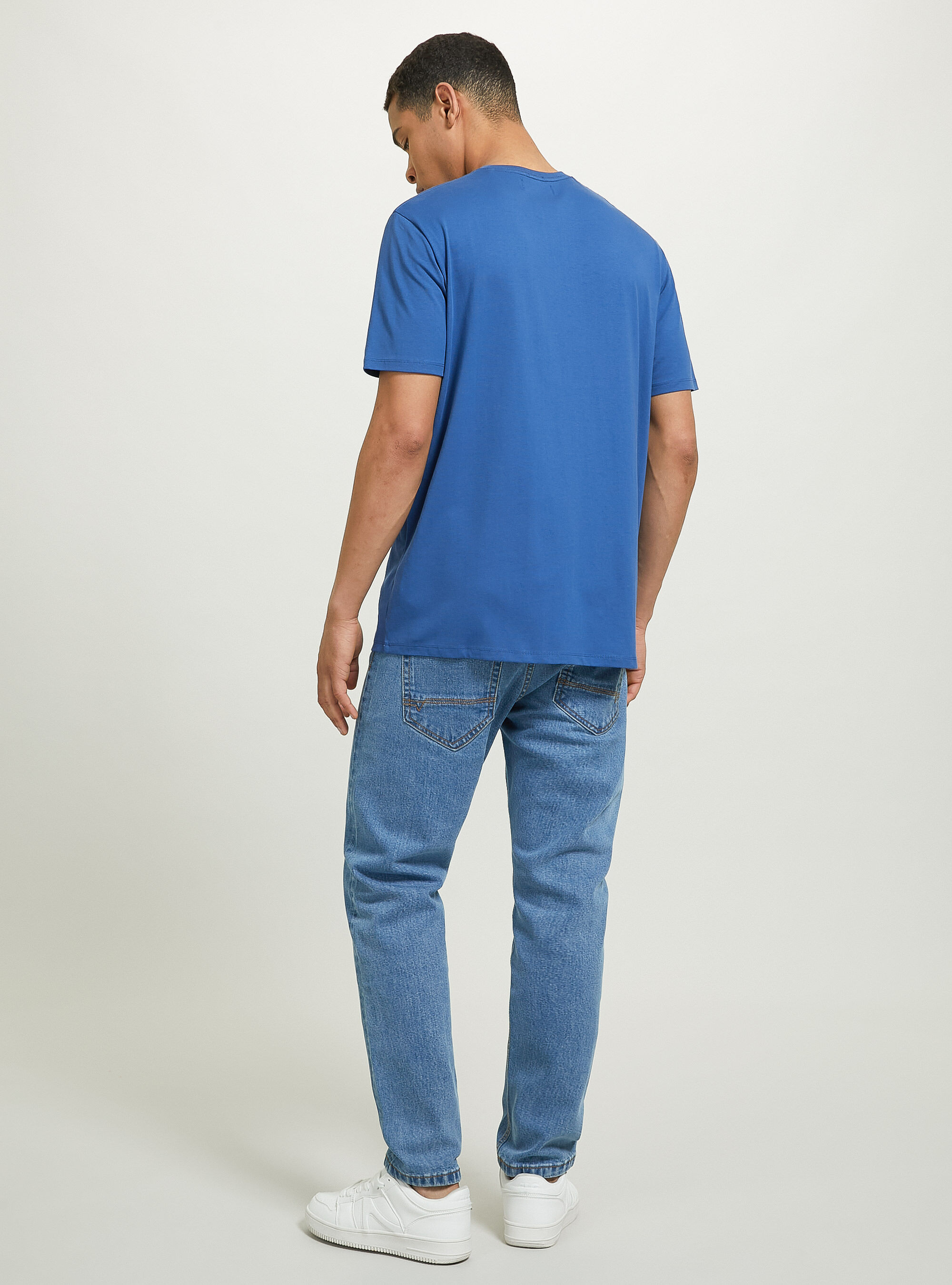 Camiseta de algod&oacute;n con cuello redondo, RY3 ROYALE LIGHT