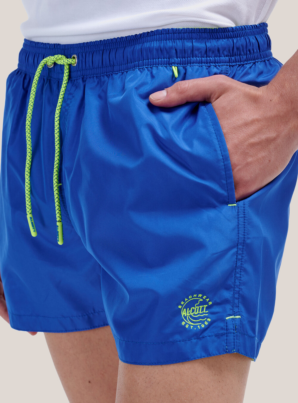 Costume Intero Costumi Uomo Alcott Costume Tinta Unita Con Ricamo