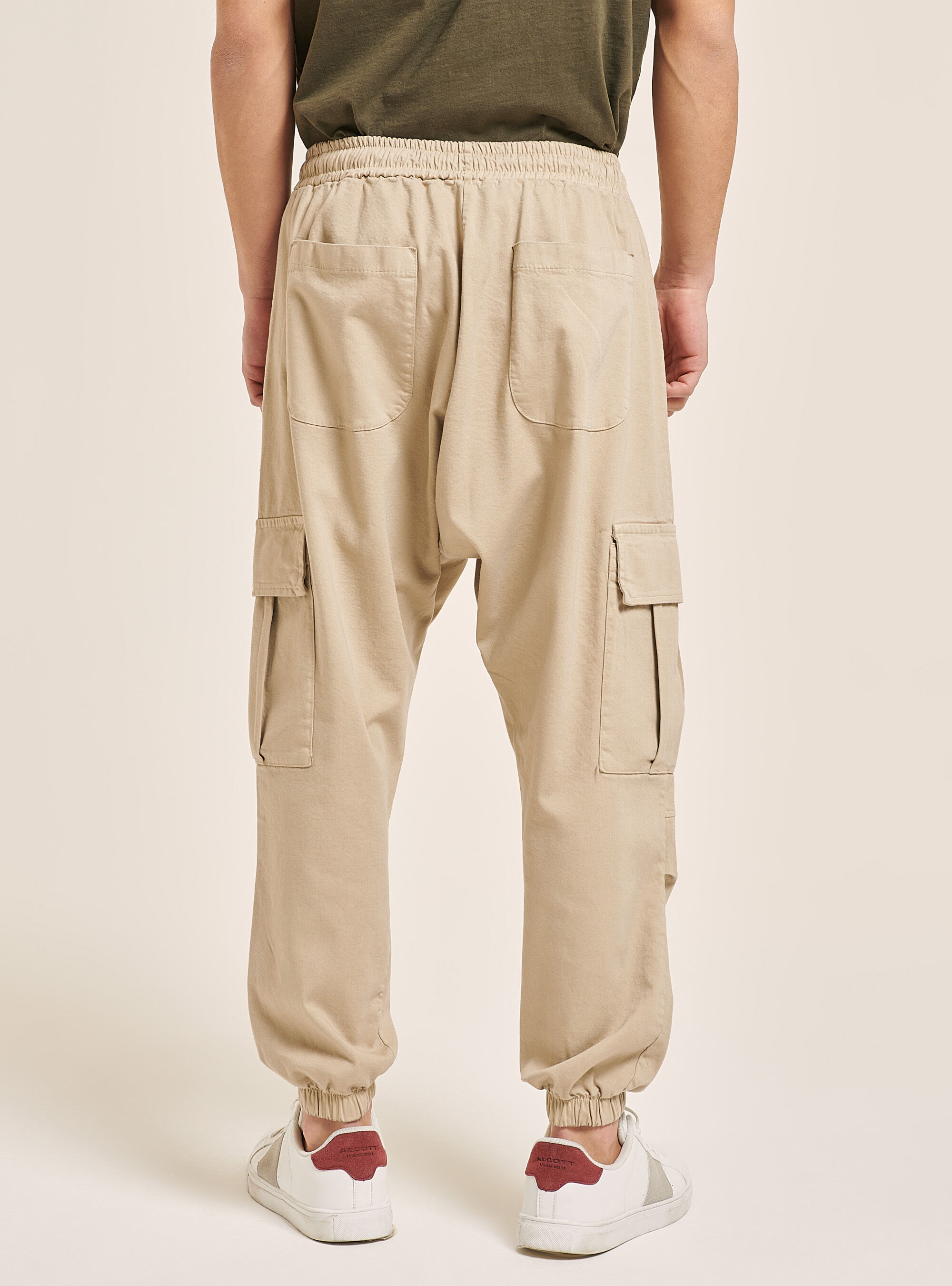 Pantalon de jogging avec poches laterales, C1150 SAND