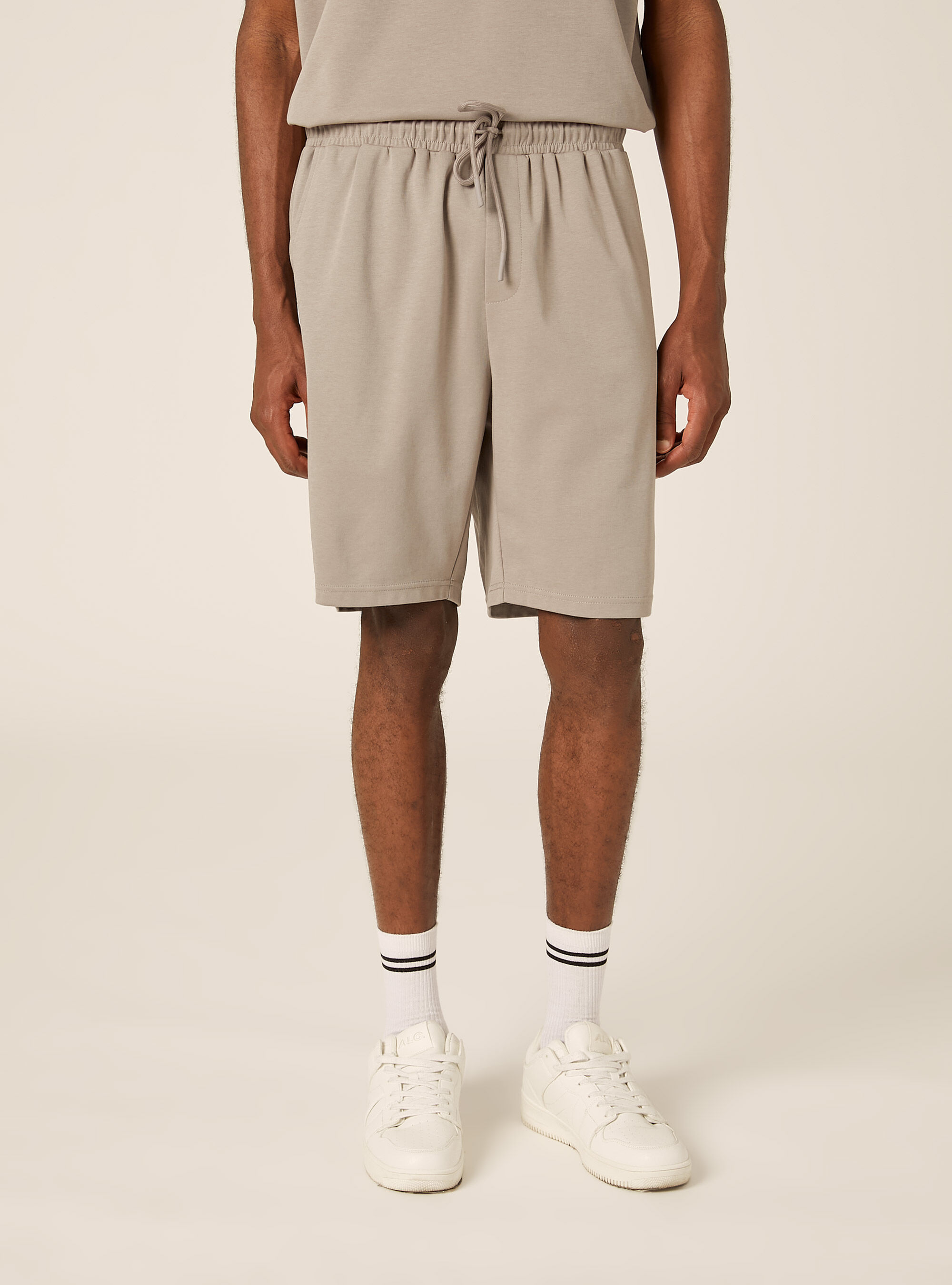 Bermuda AIRes in jersey, GRIGIO MEDIO