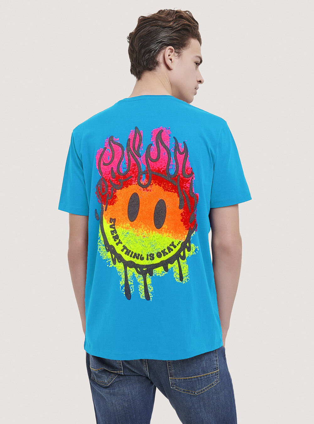 Alcott Magliette Con Teschio Uomo T-shirt With Smile Collection Print