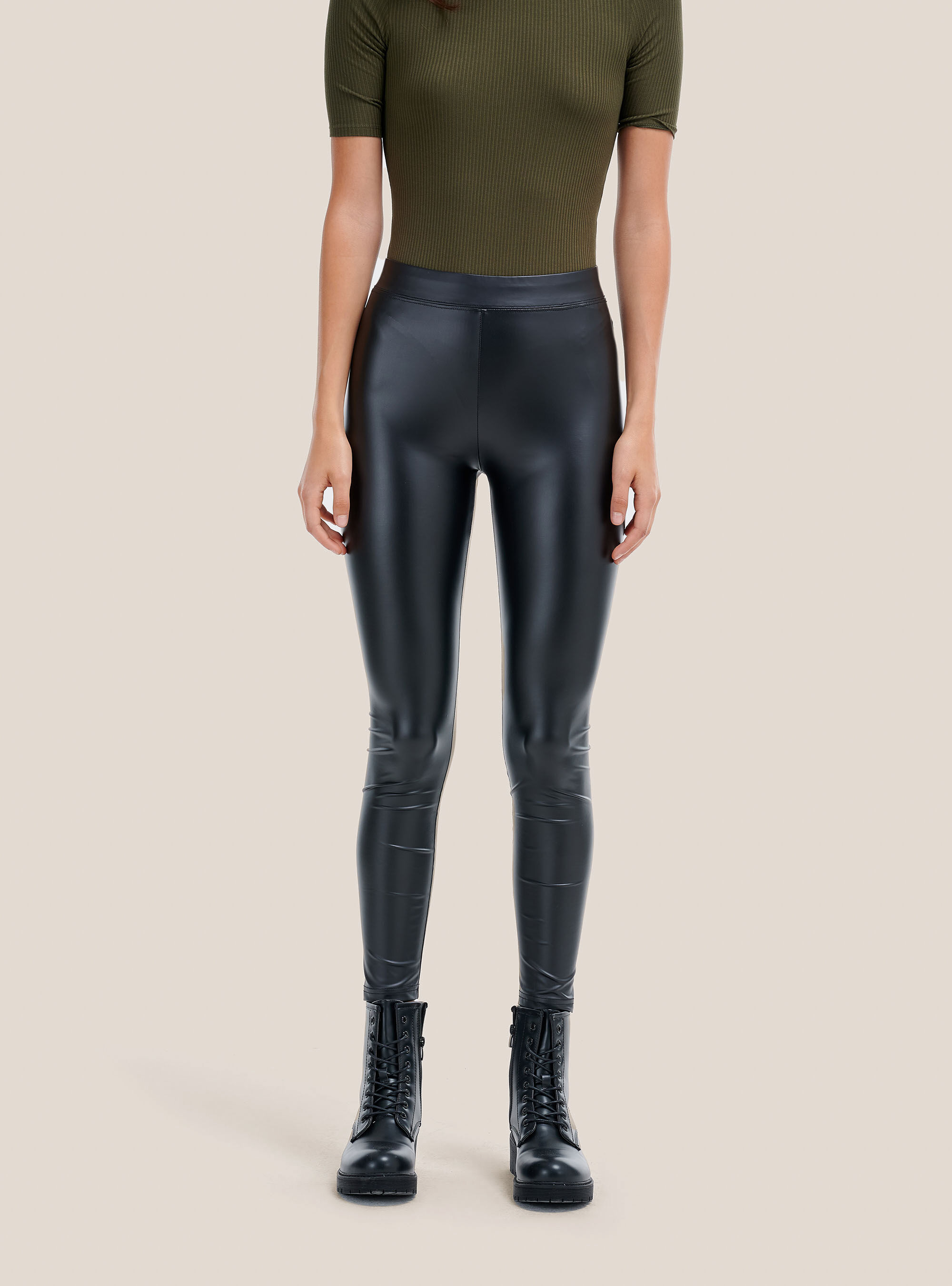 Legging deals effet cuir