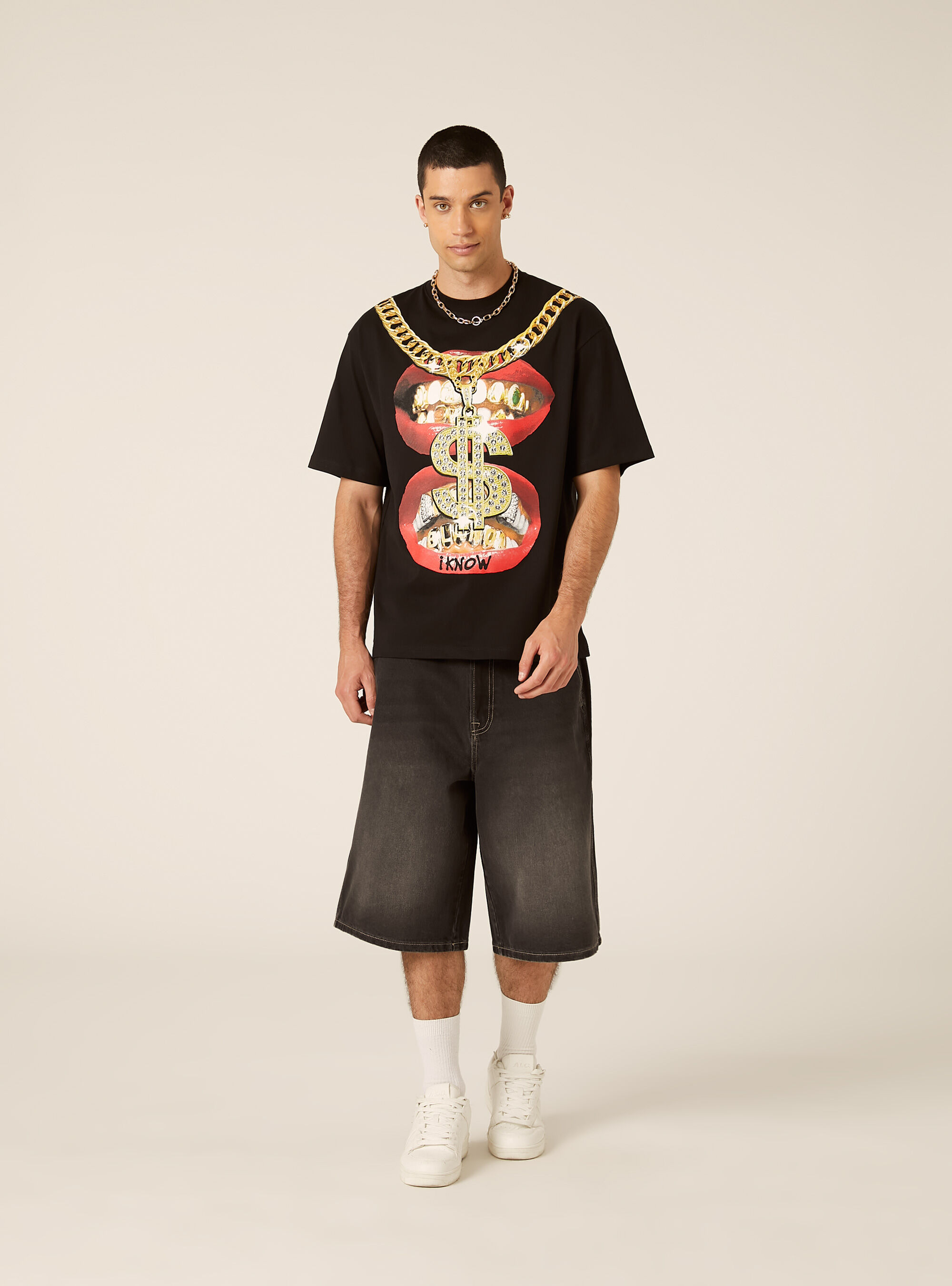 Printed Boxy Fit T-Shirt