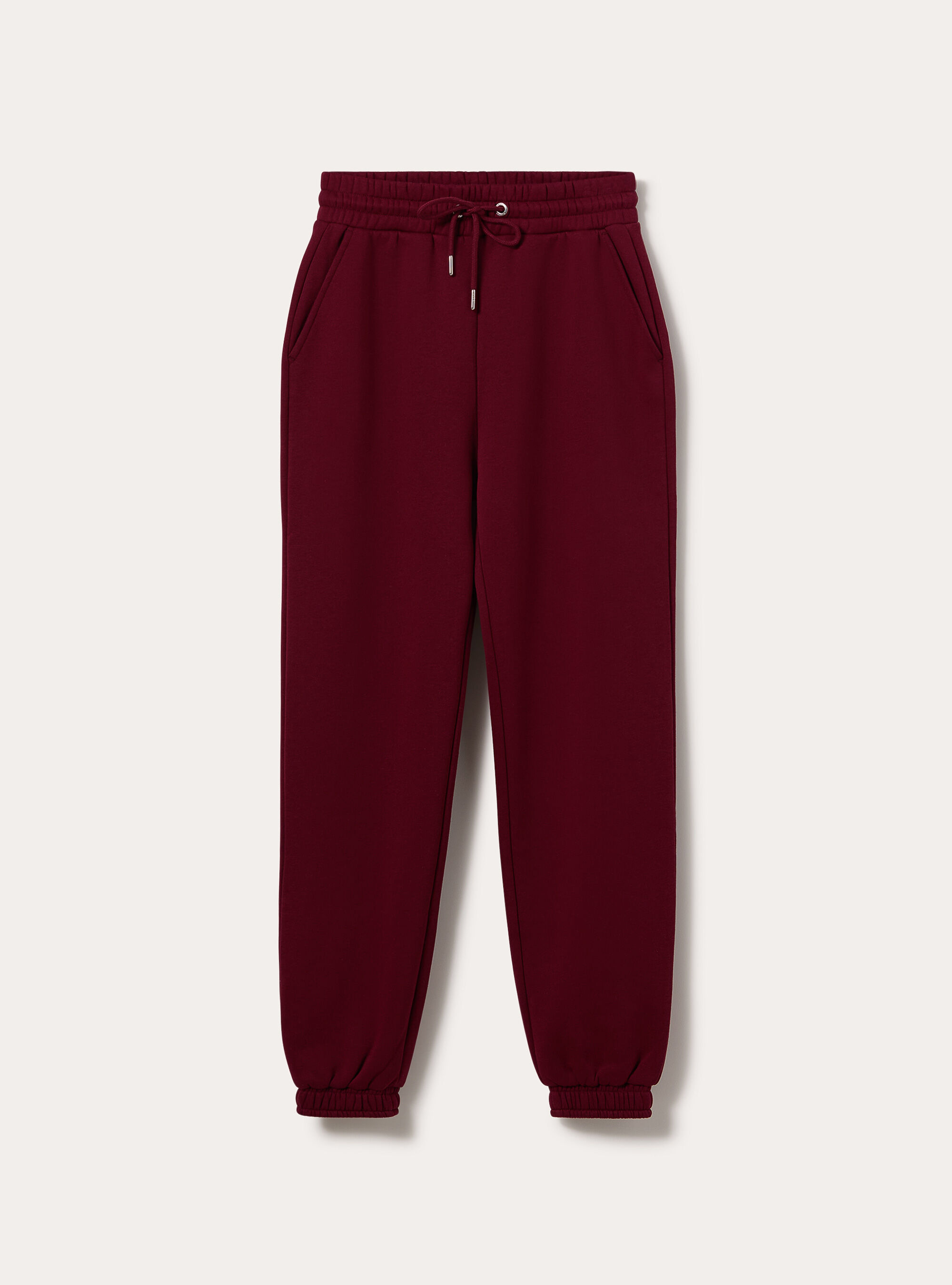 Jogger basic tinta unita, BO1 BORDEAUX DARK