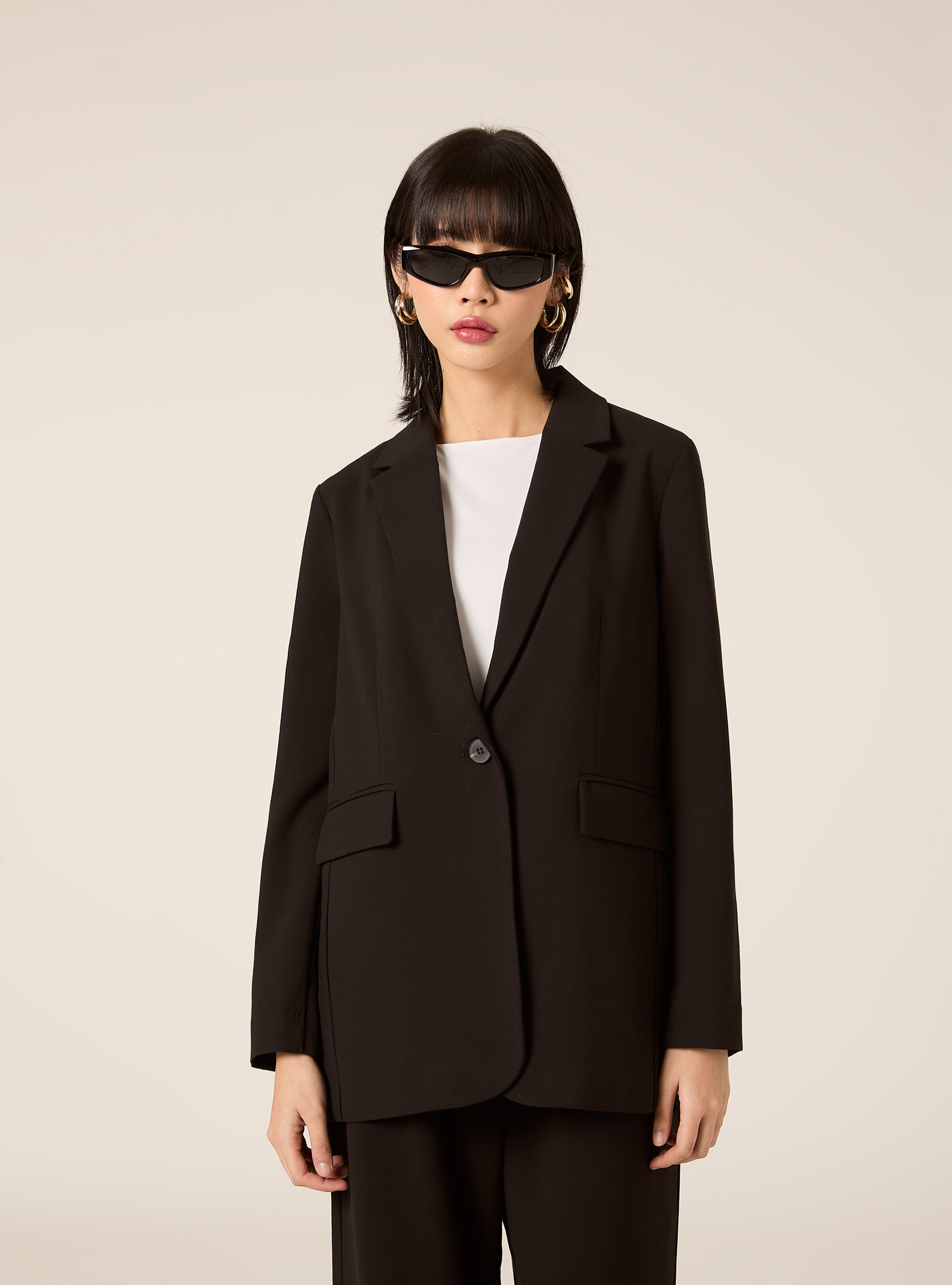 Blazer monopetto regular