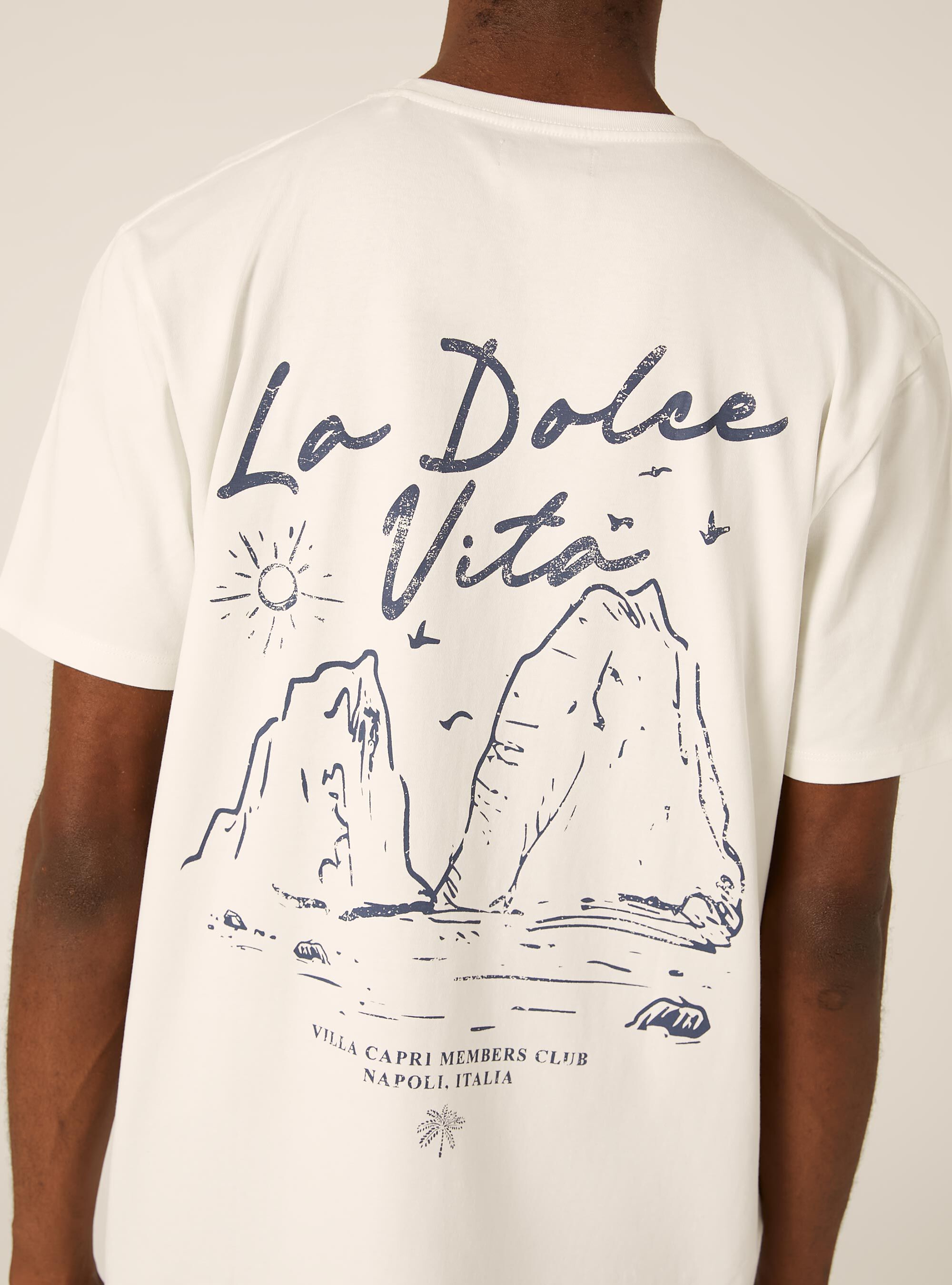 T-shirt capri la dolce vita, WH2 WHITE