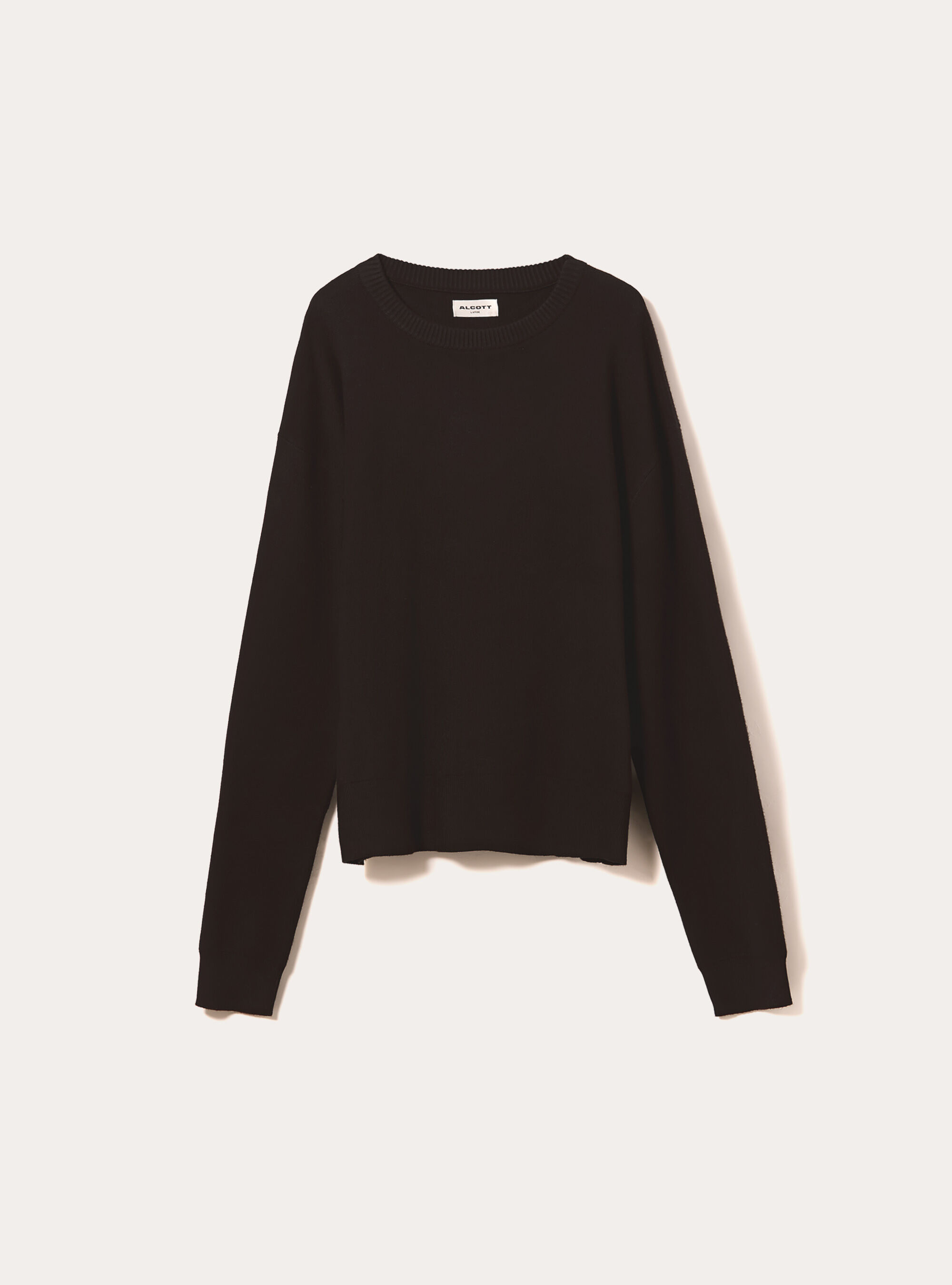 Pullover morbido boxy fit, BK1 BLACK