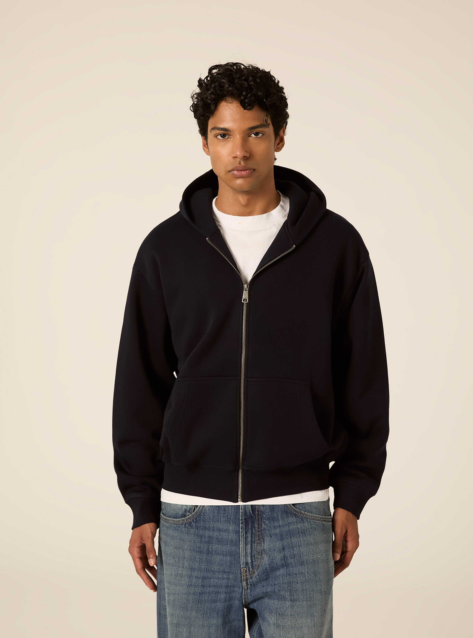 Cardigan basico boxy fit, NA1 NAVY DARK