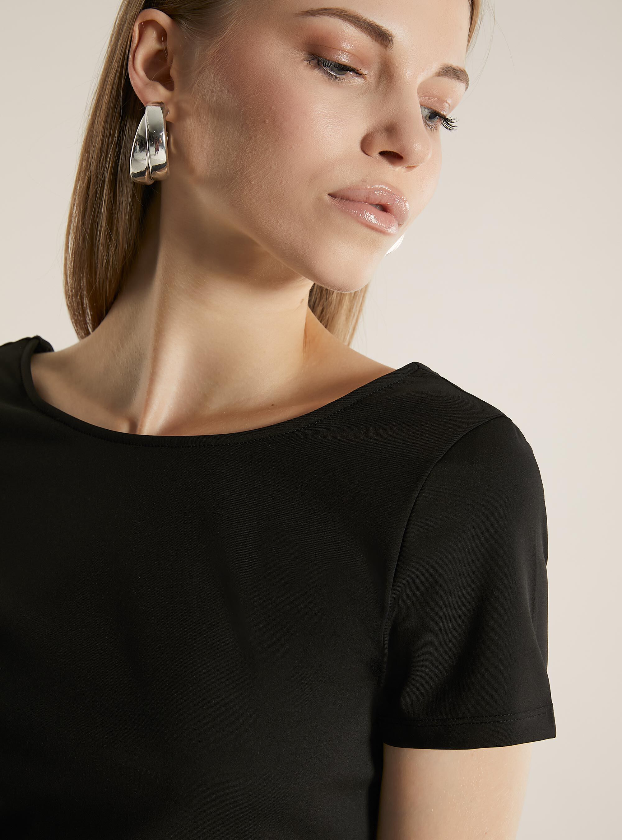 Active stretch t-shirt, BK1 BLACK