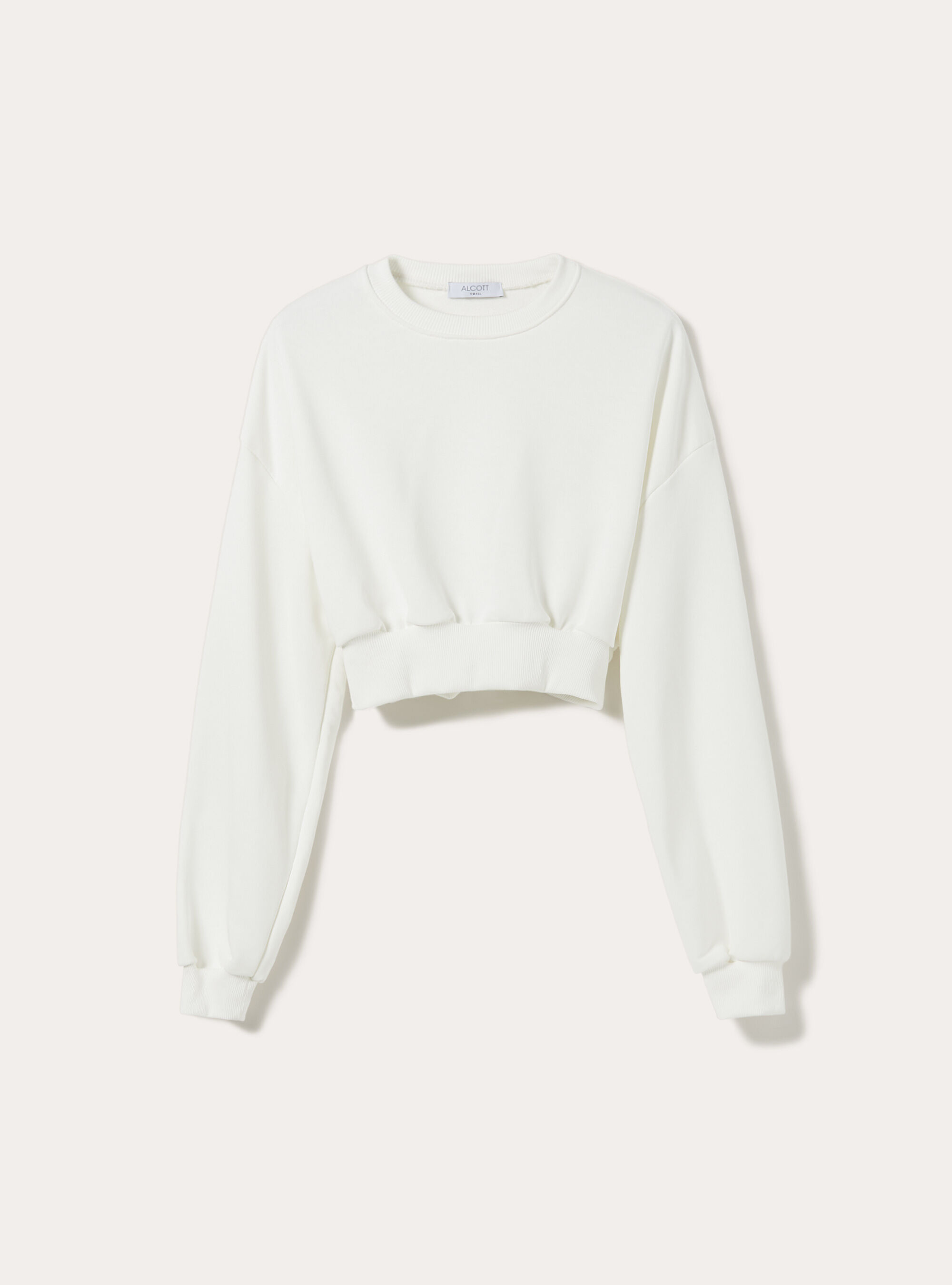 Cropped crew neck sweatshirt Alcott Women s Sweatshirts