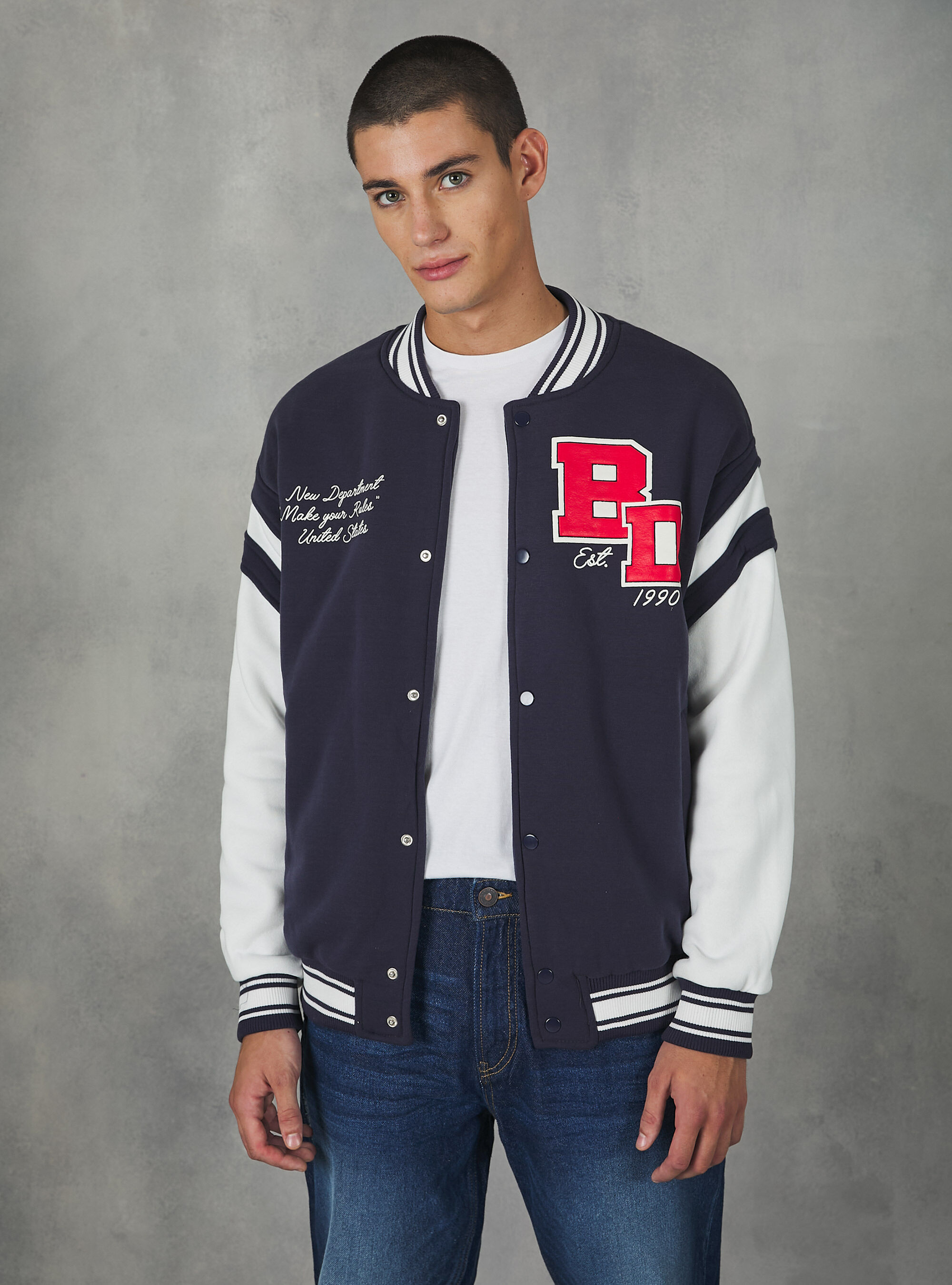 Snap front new arrivals bomber jacket