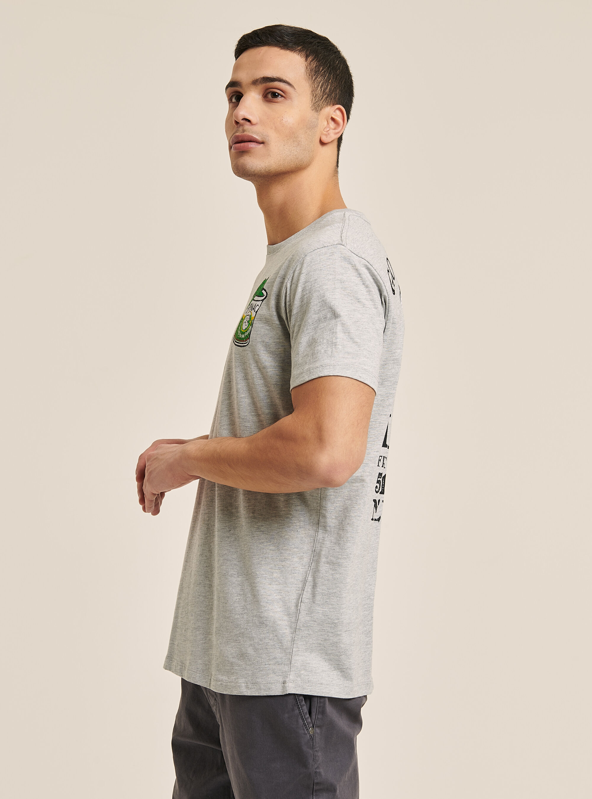 T-shirt Popeye / Alcott, LIGHT GREY MELANGE