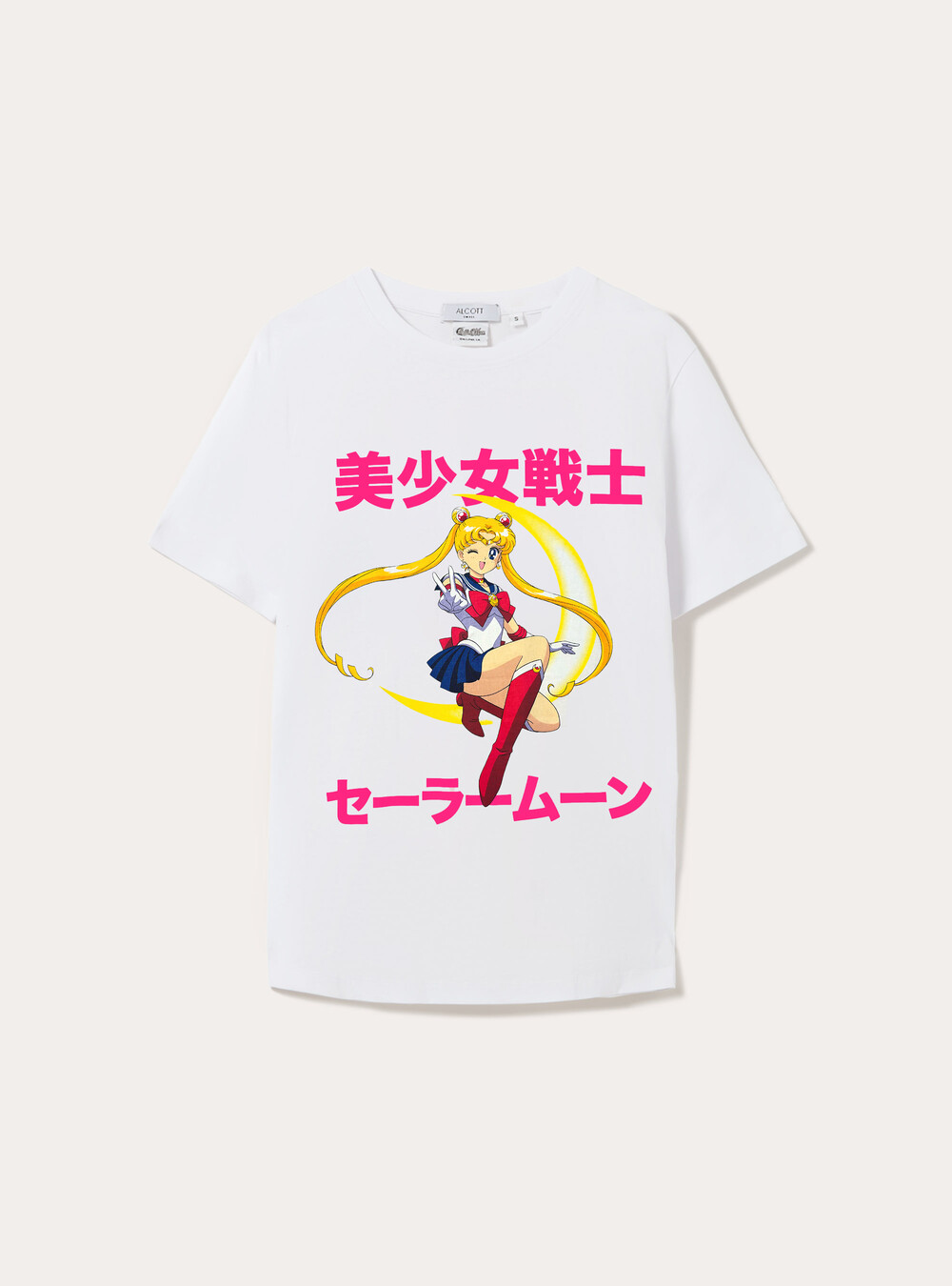 Camiseta Sailor Moon - 100% Algodón, Unisex Adultos, Manga Corta, Impresión DTF De Alta Calidad, Hecha En Italia