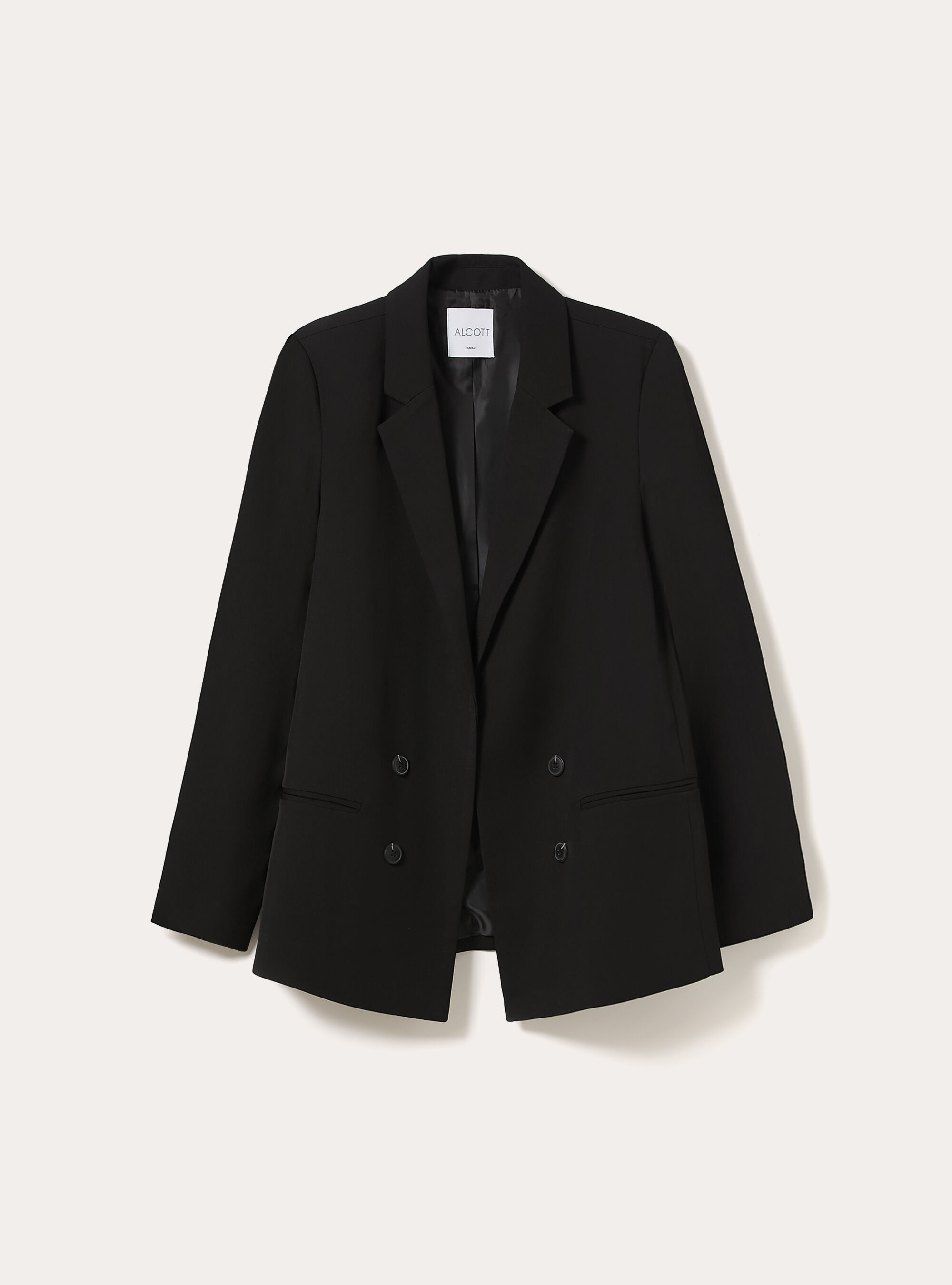 Double-breasted blazer, BK1 BLACK