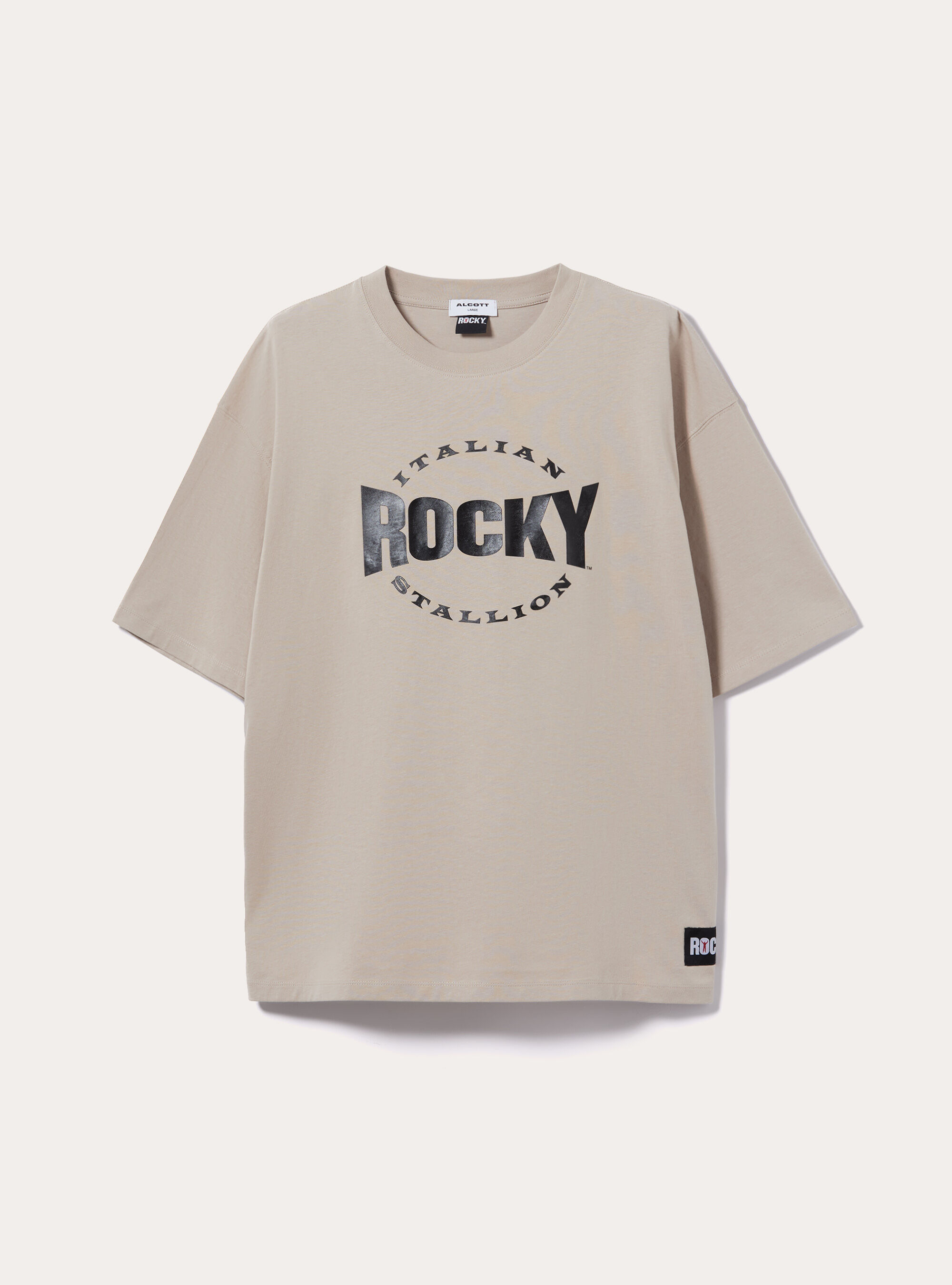 Rocky Balboa / Alcott boxy fit t-shirt, BG2 BEIGE MEDIUM