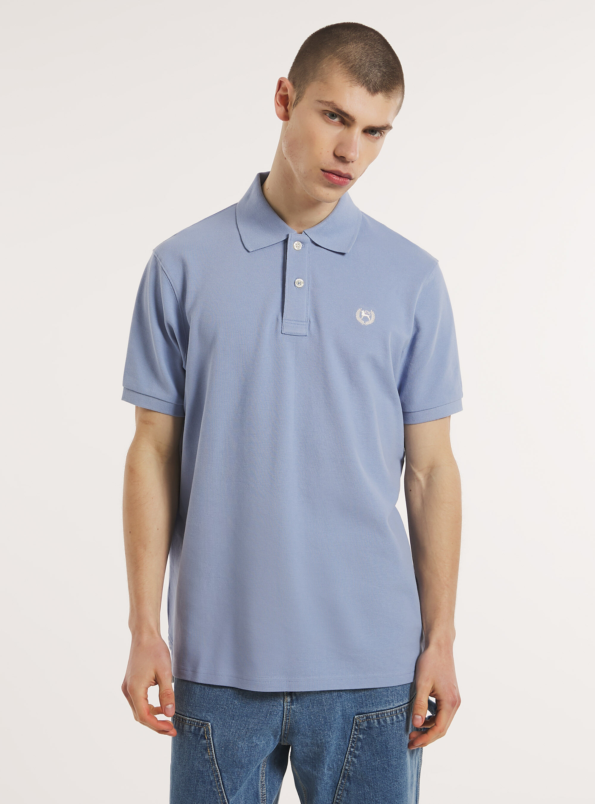 Polo en coton pique avec broderie Alcott Polo Uomo