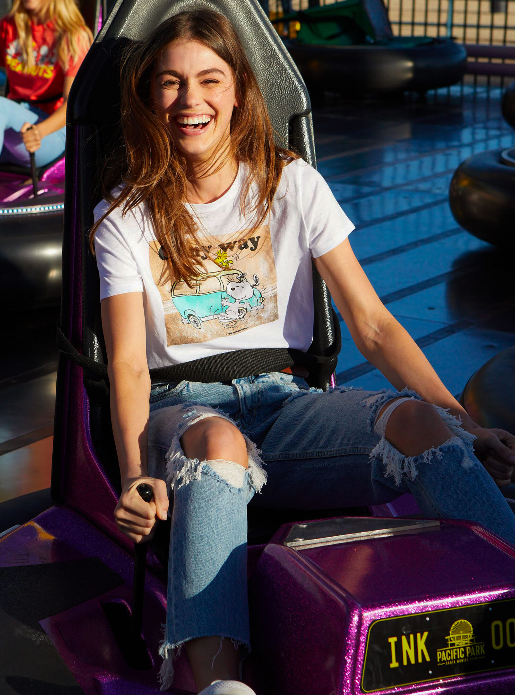 T-shirt Snoopy., BLANCO